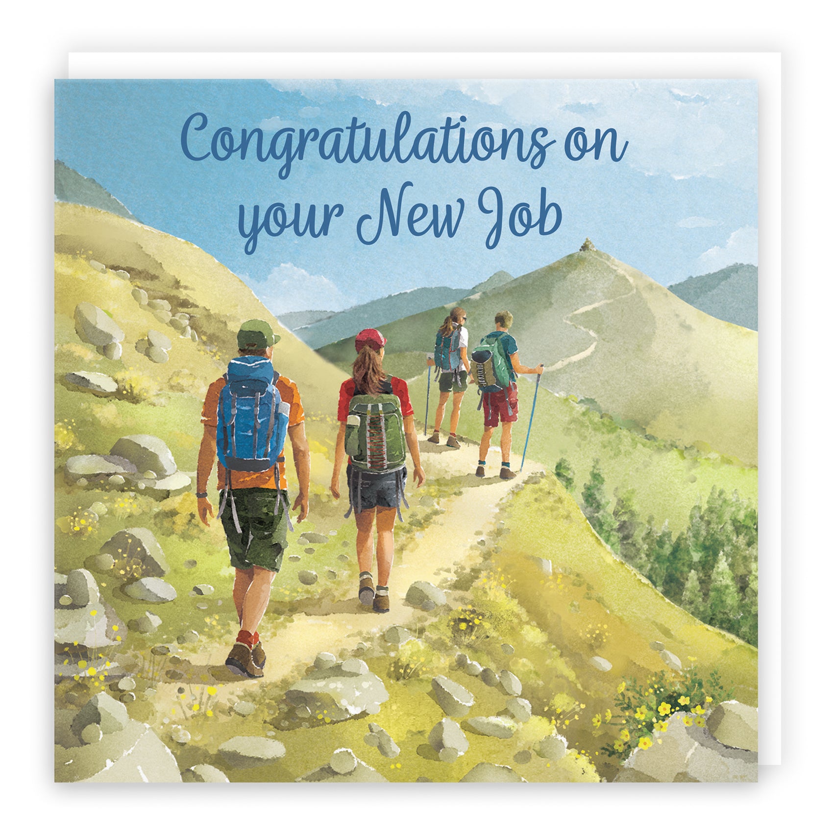 Hiking New Job Card Milo's Gallery