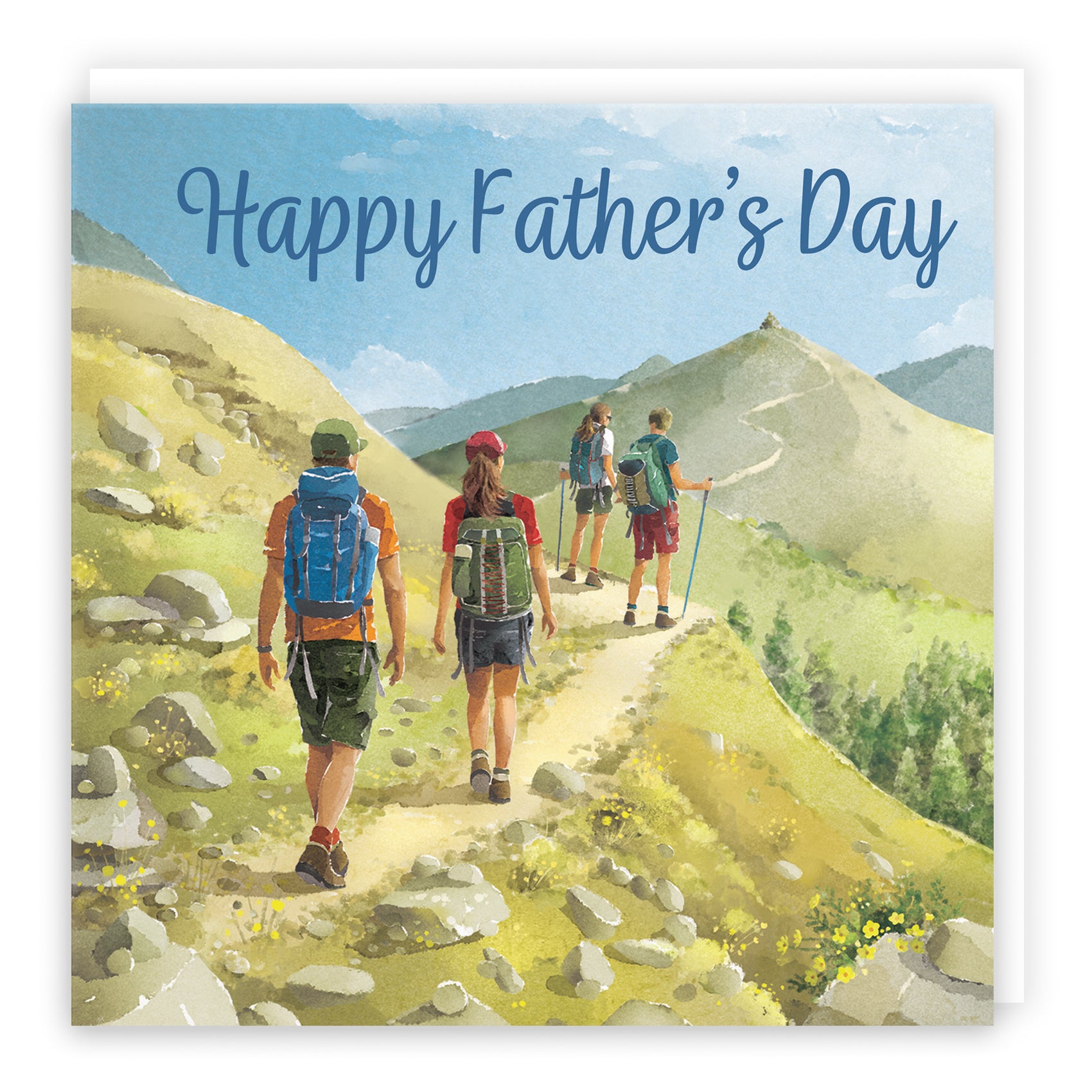 Hiking Father's Day Card Milo's Gallery