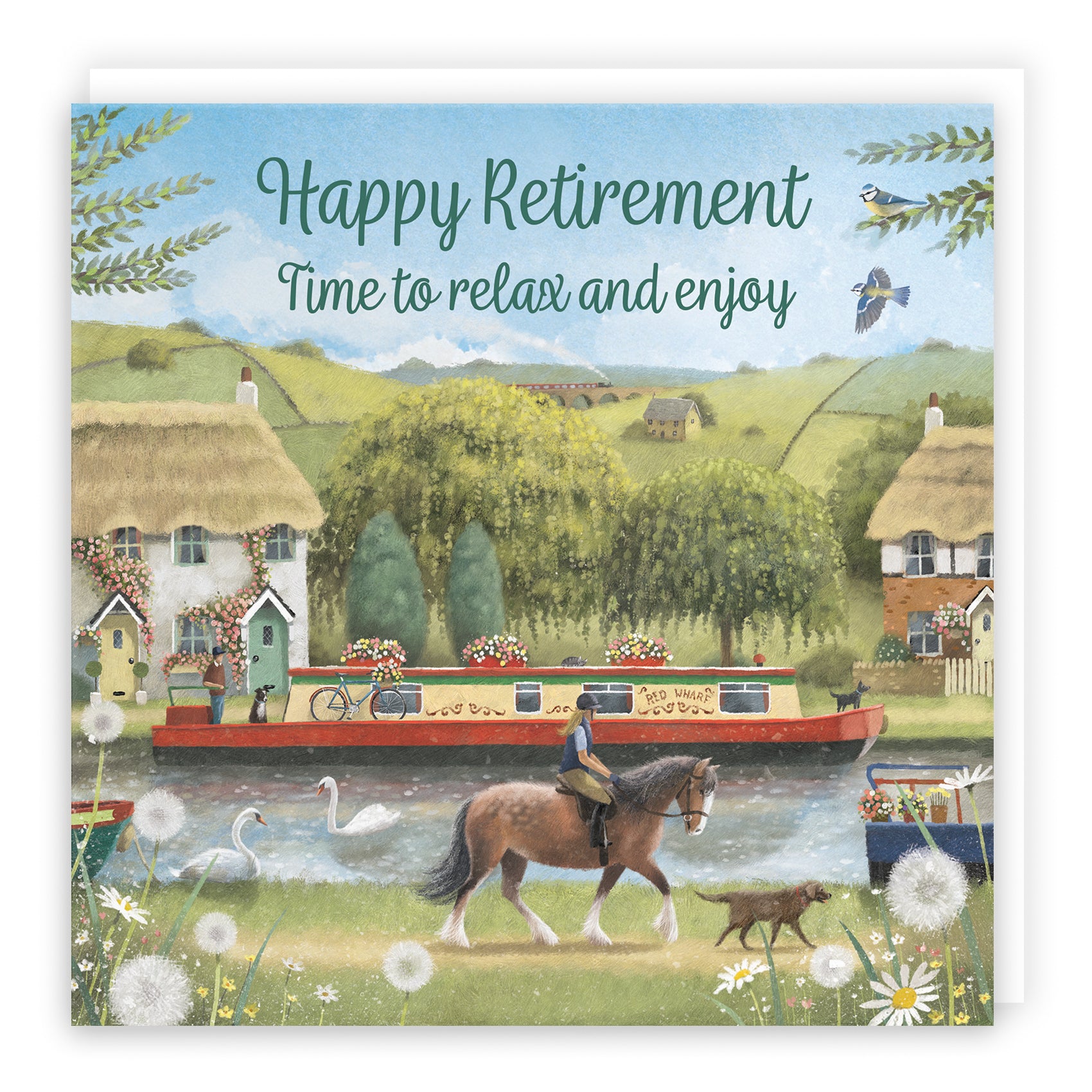 Canal Countryside Retirement Card Milo's Gallery
