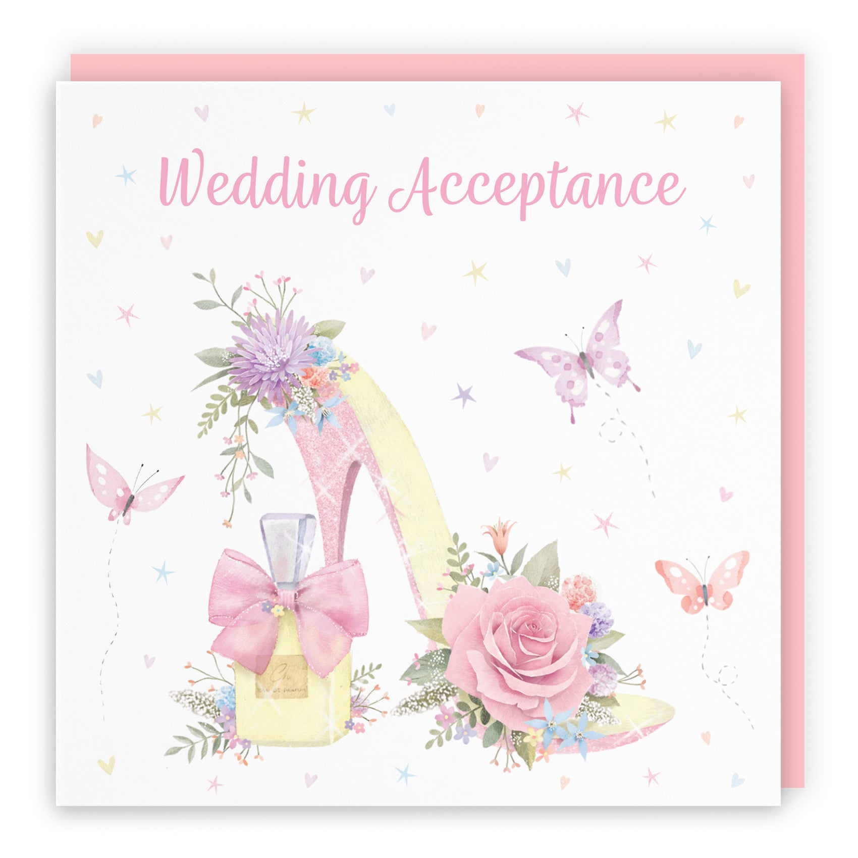High Heel And Perfume Wedding Card Milo's Gallery