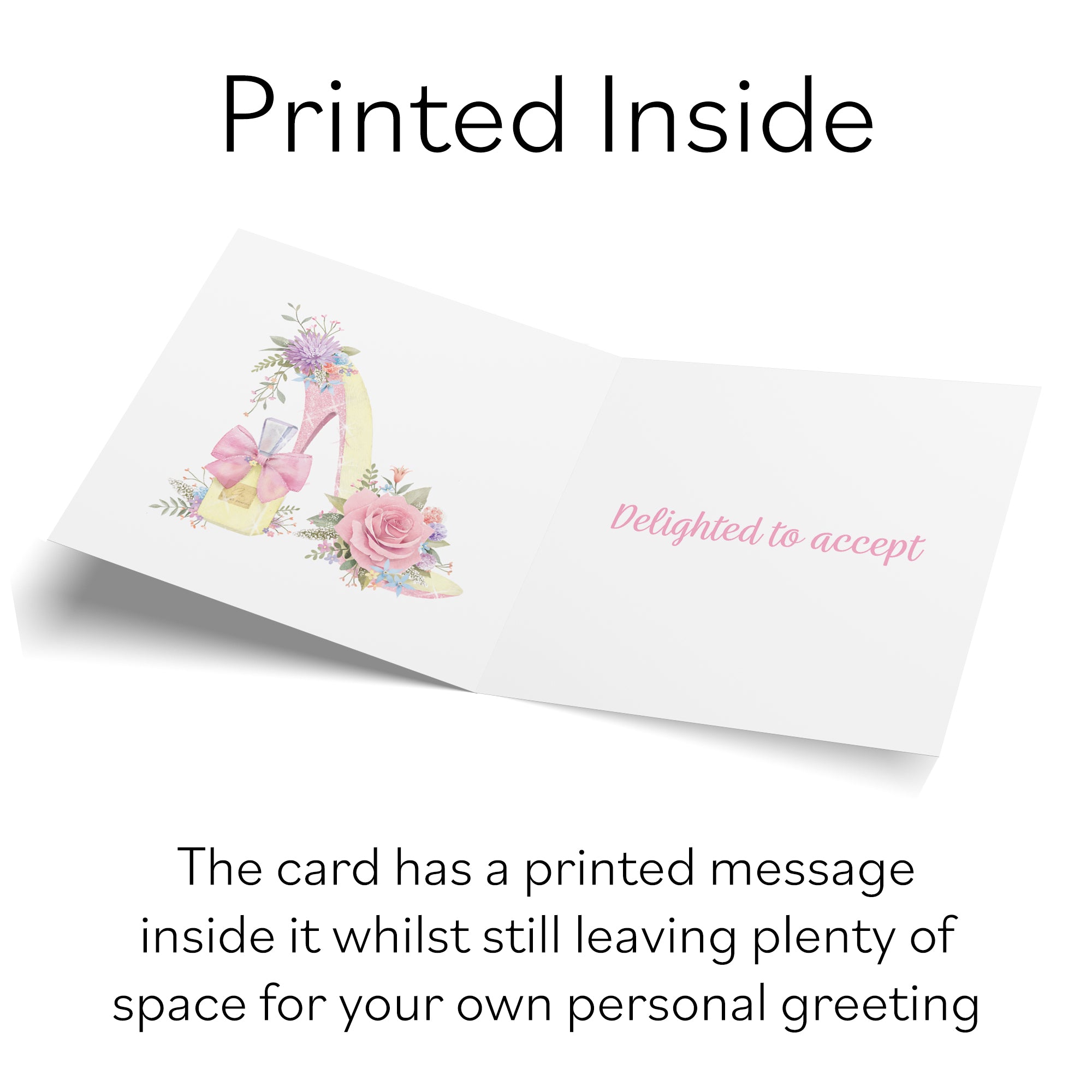 High Heel And Perfume Wedding Card Milo's Gallery