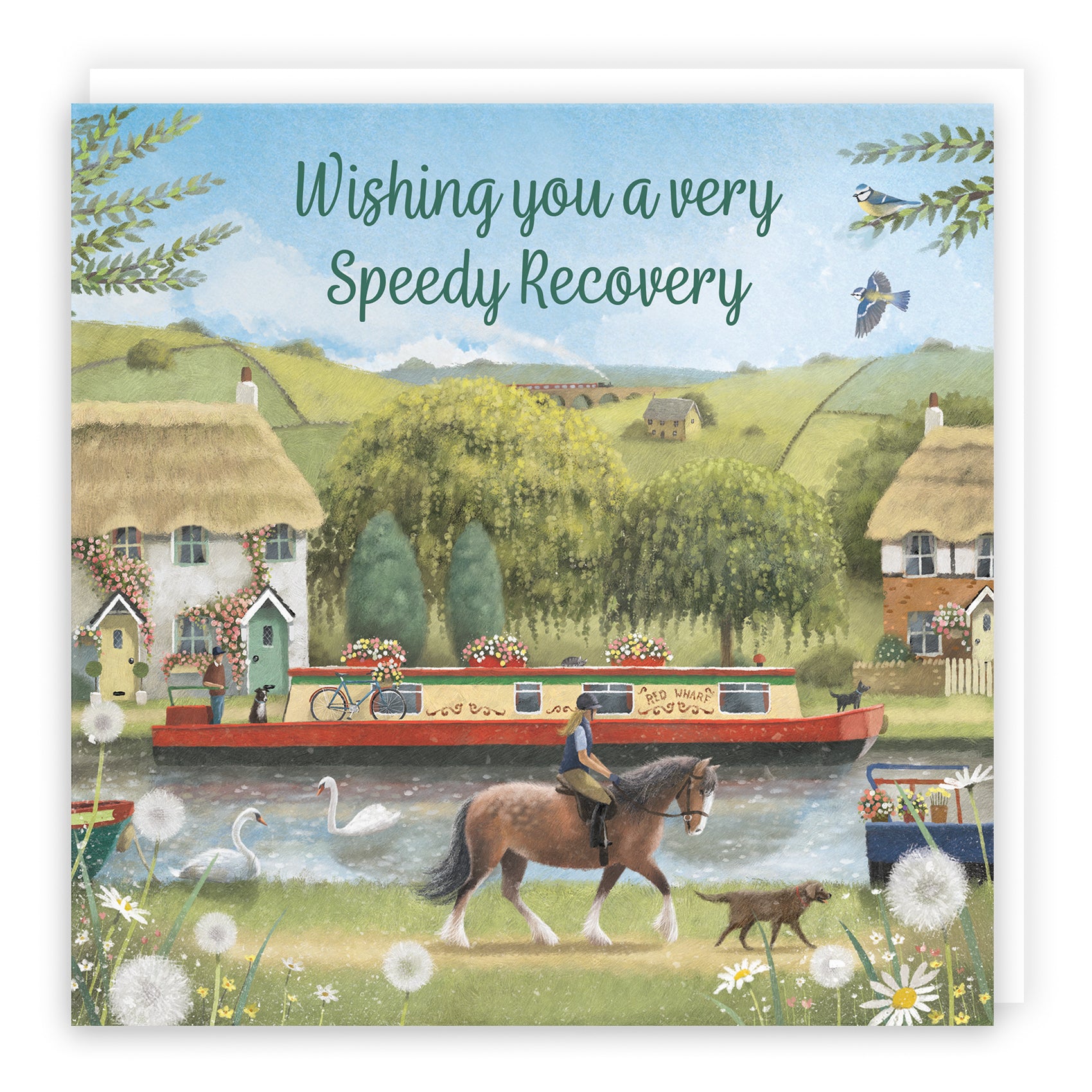 Canal Countryside Get Well Card Milo's Gallery