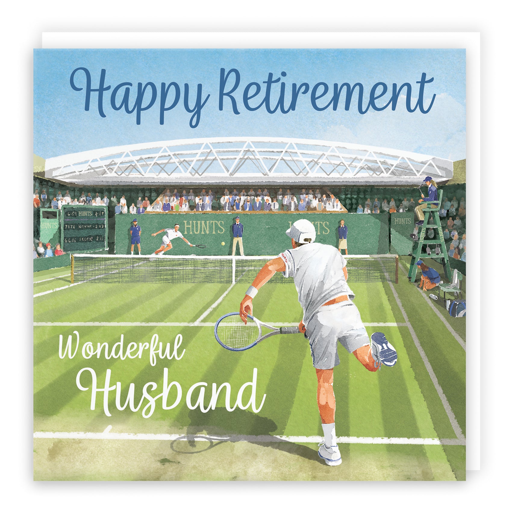 Male Tennis Retirement Card Milo's Gallery