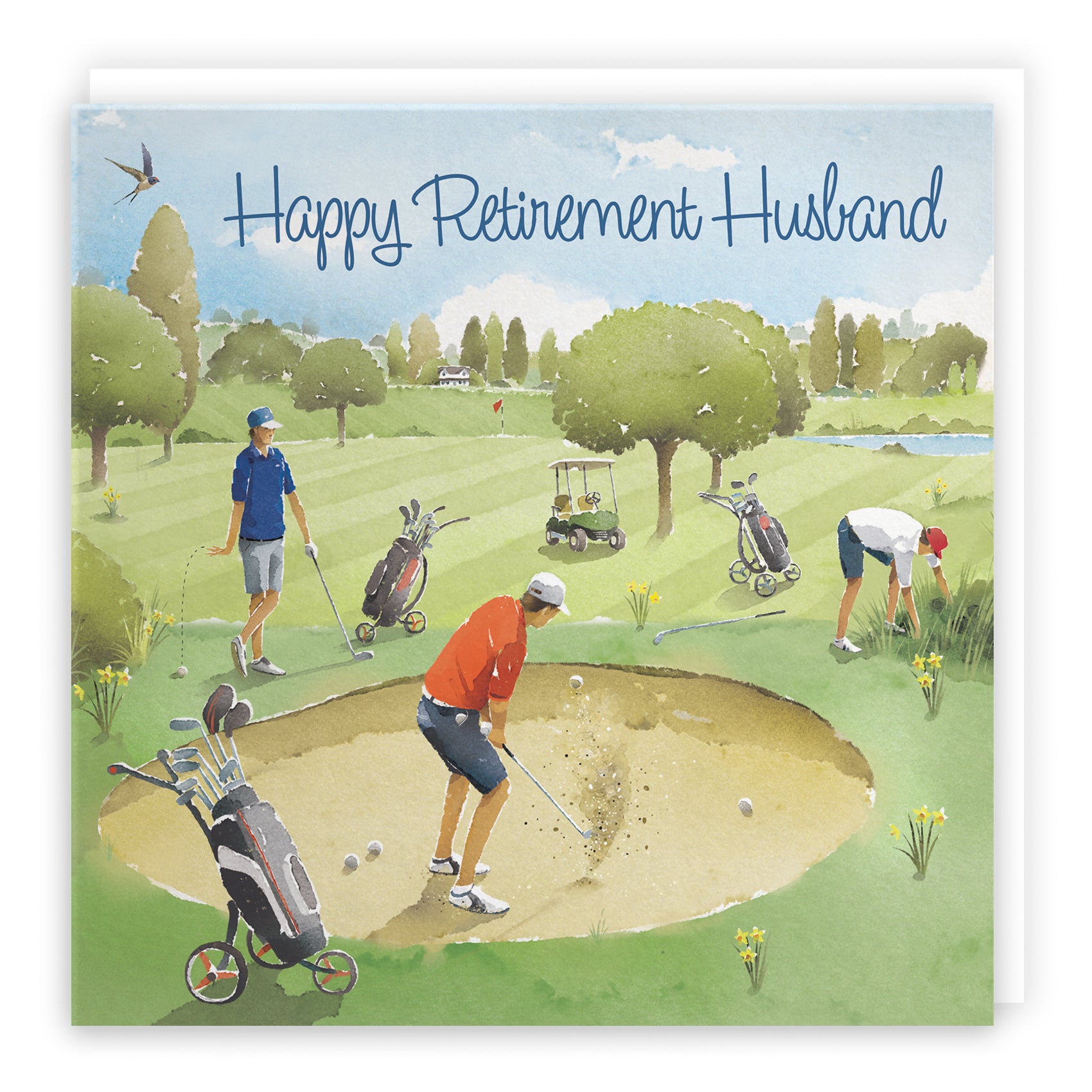 Male Golfing Retirement Card Milo's Gallery
