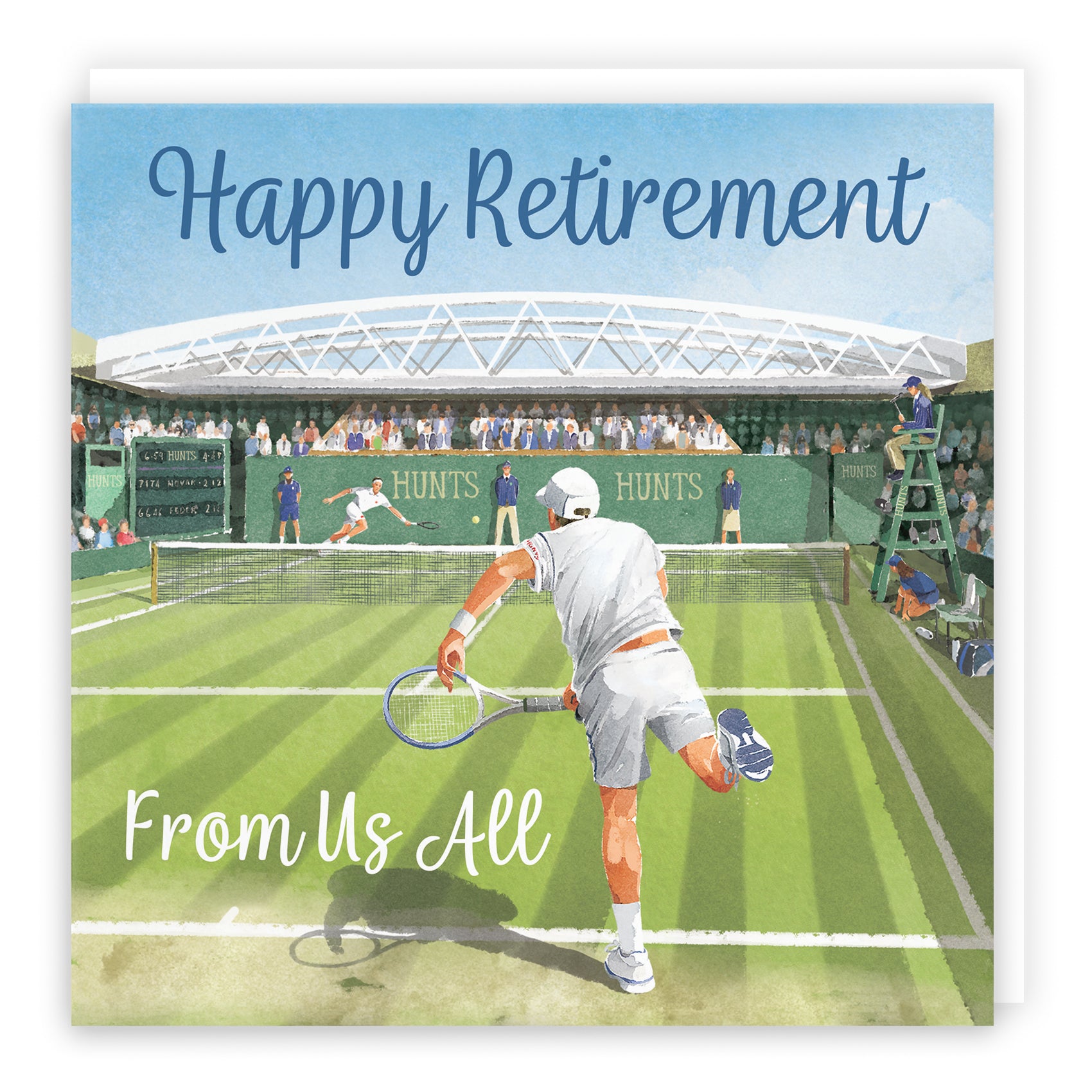 Male Tennis Retirement Card Milo's Gallery