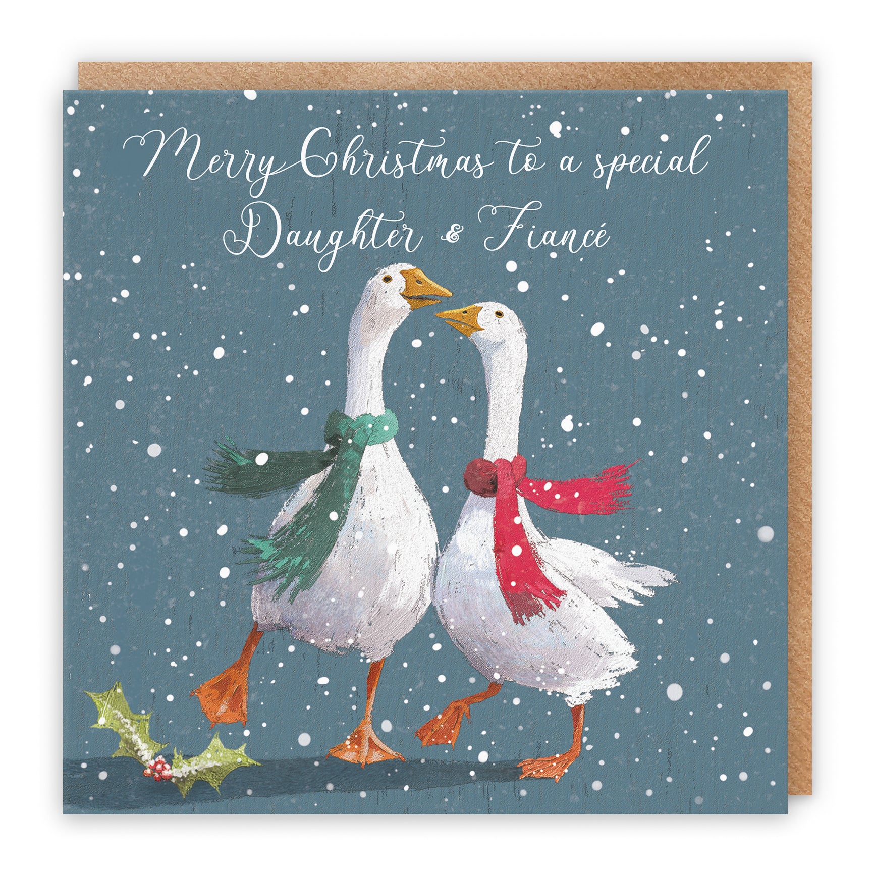 Festive Geese Christmas Card Milo's Gallery