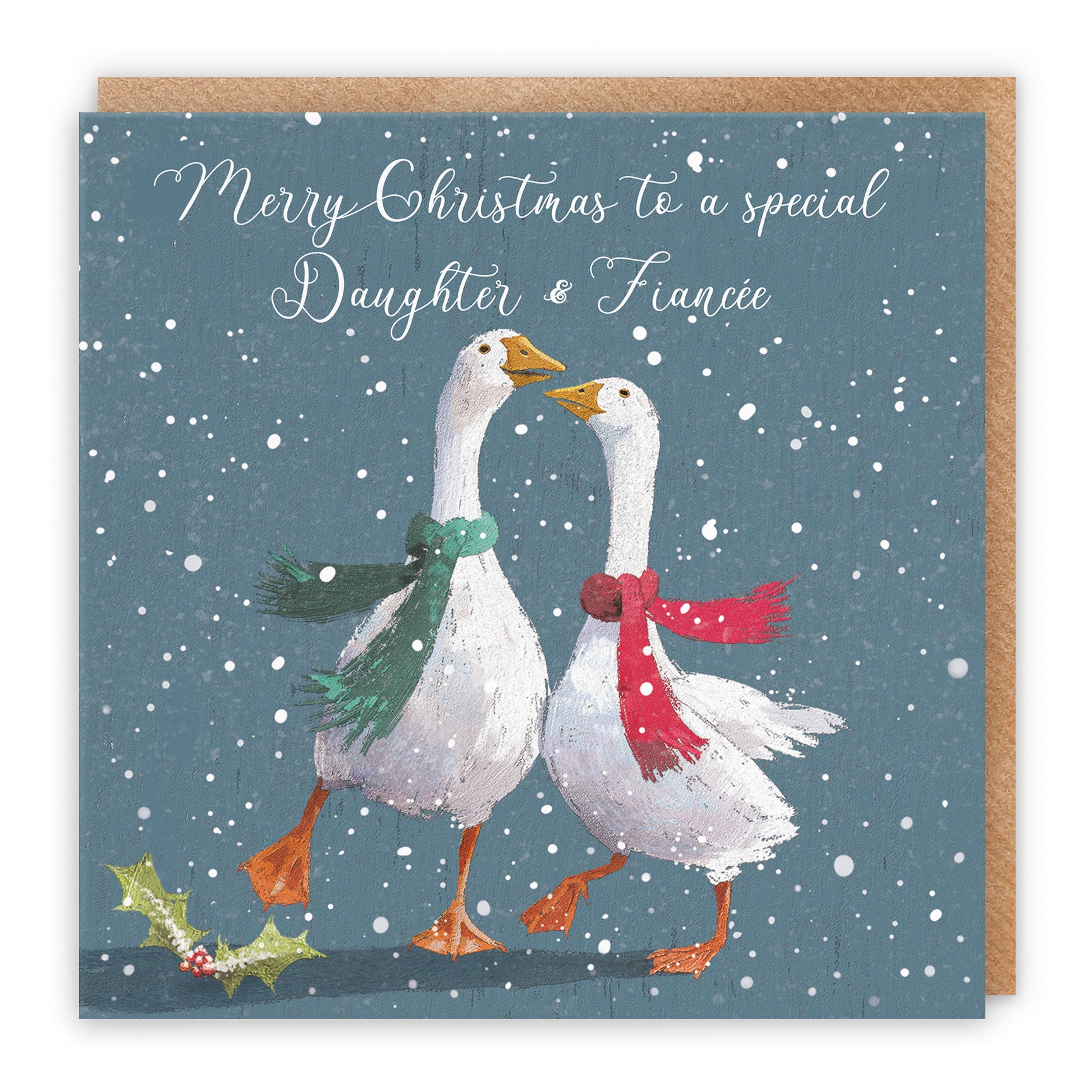 Festive Geese Christmas Card Milo's Gallery