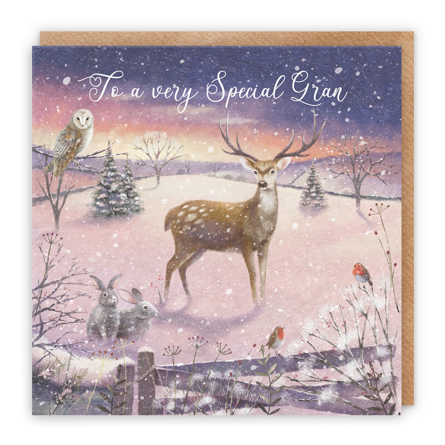 The Stag Christmas Card Milo's Gallery