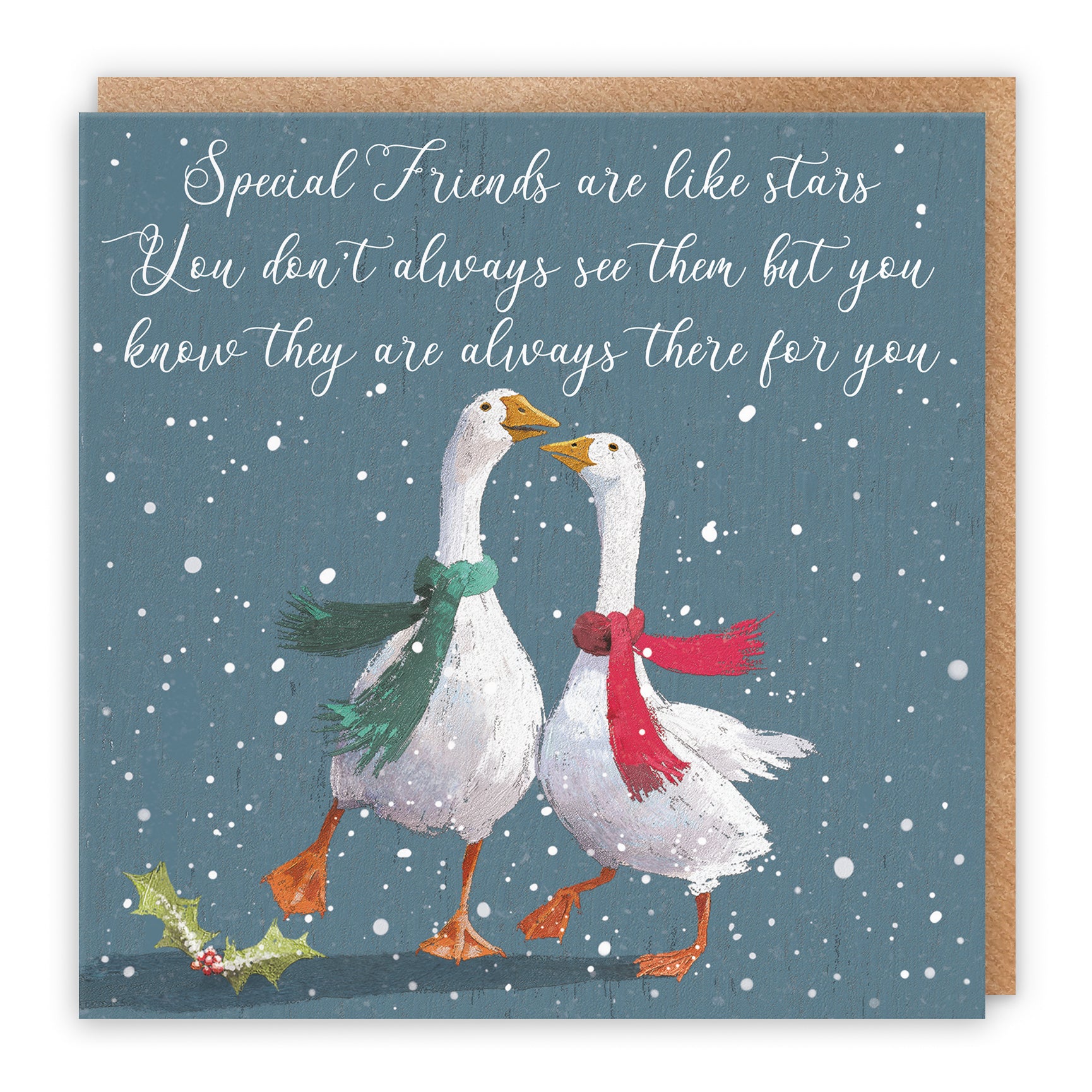 Festive Geese Christmas Card Milo's Gallery