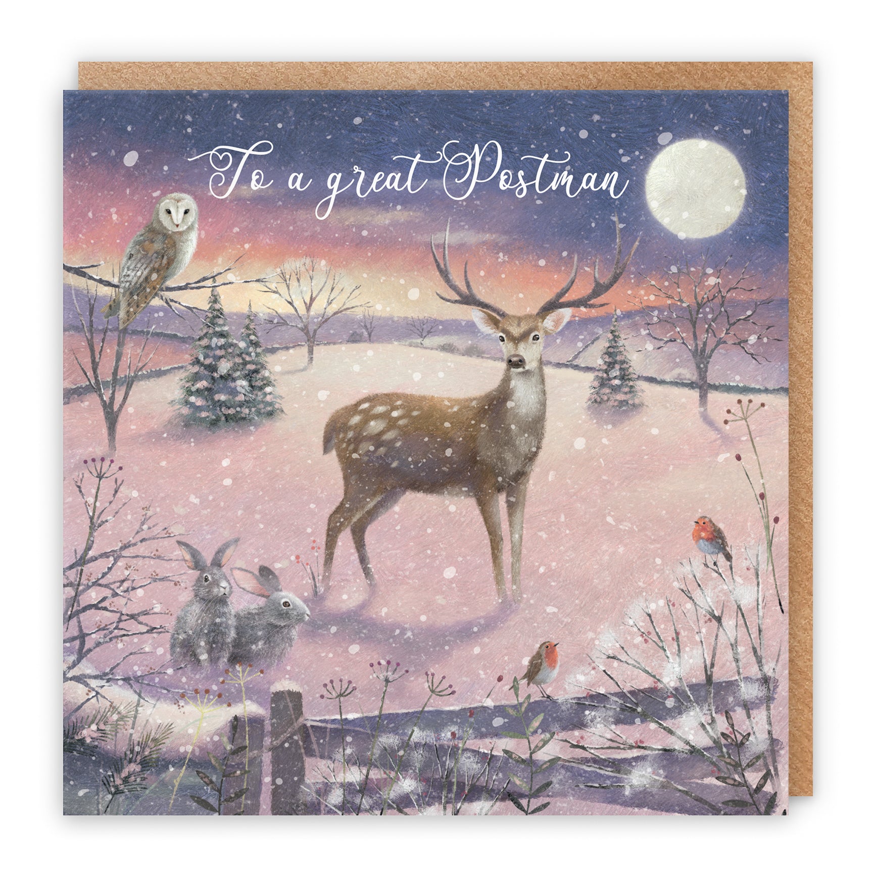 The Stag Christmas Card Milo's Gallery