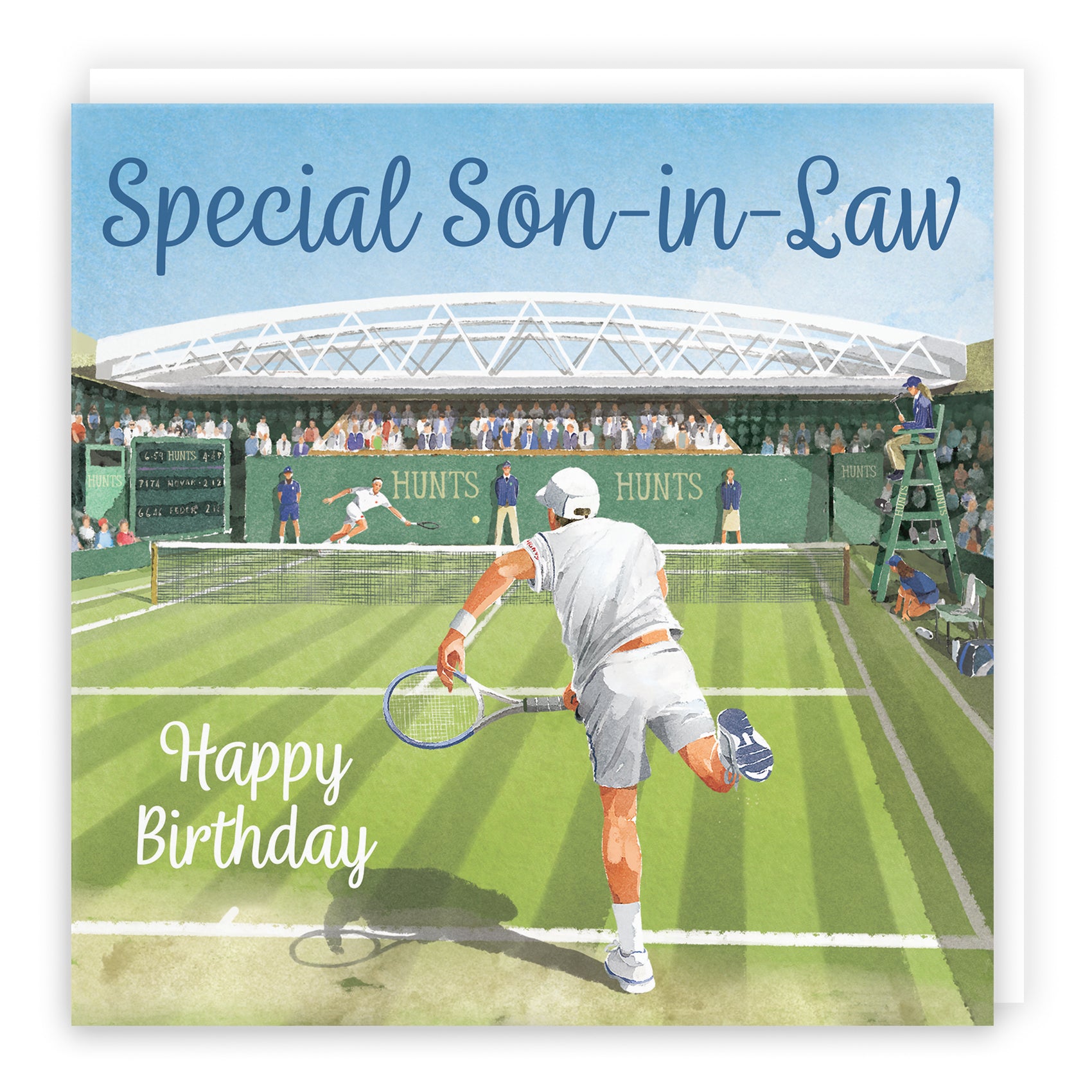 Male Tennis Birthday Card Milo's Gallery