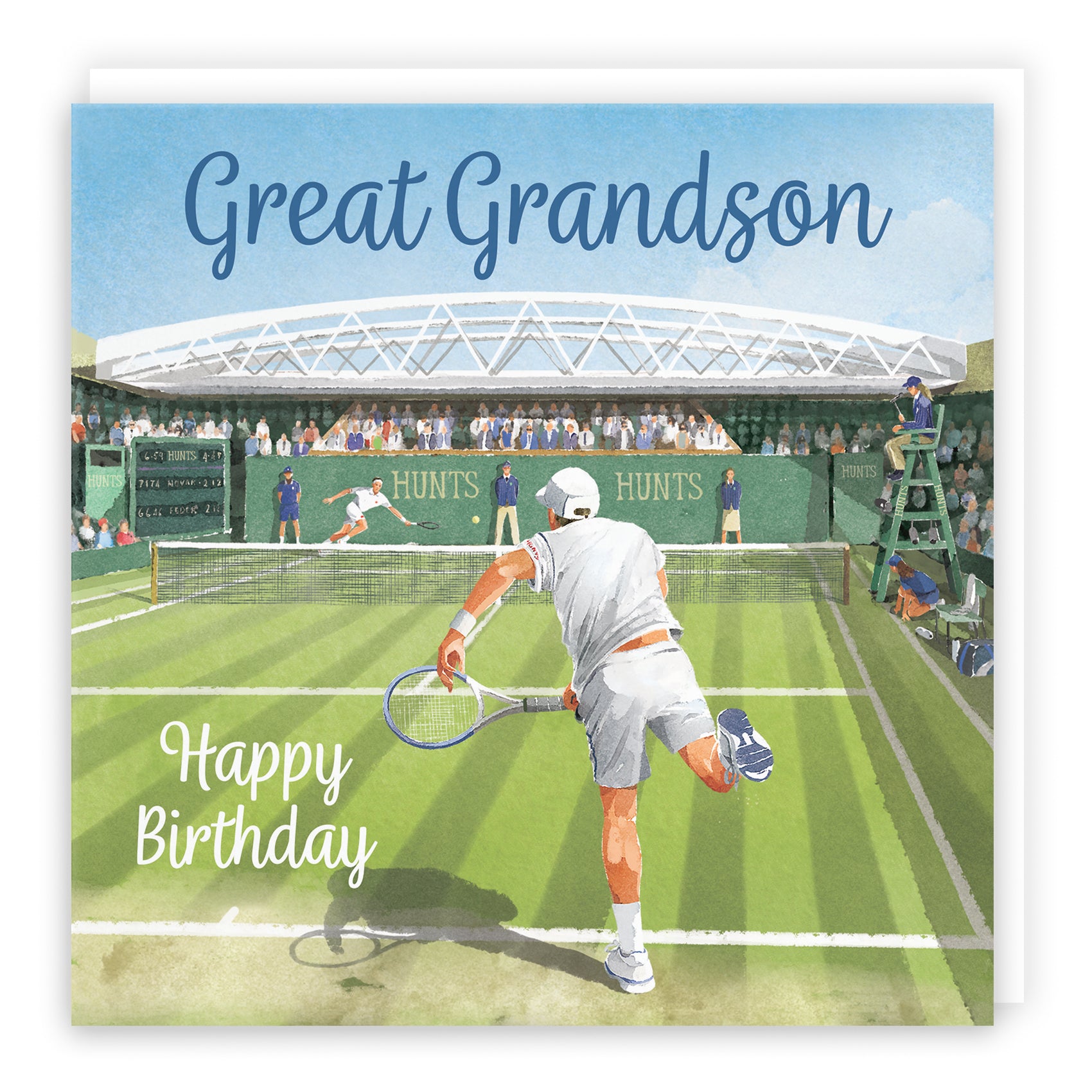 Male Tennis Birthday Card Milo's Gallery