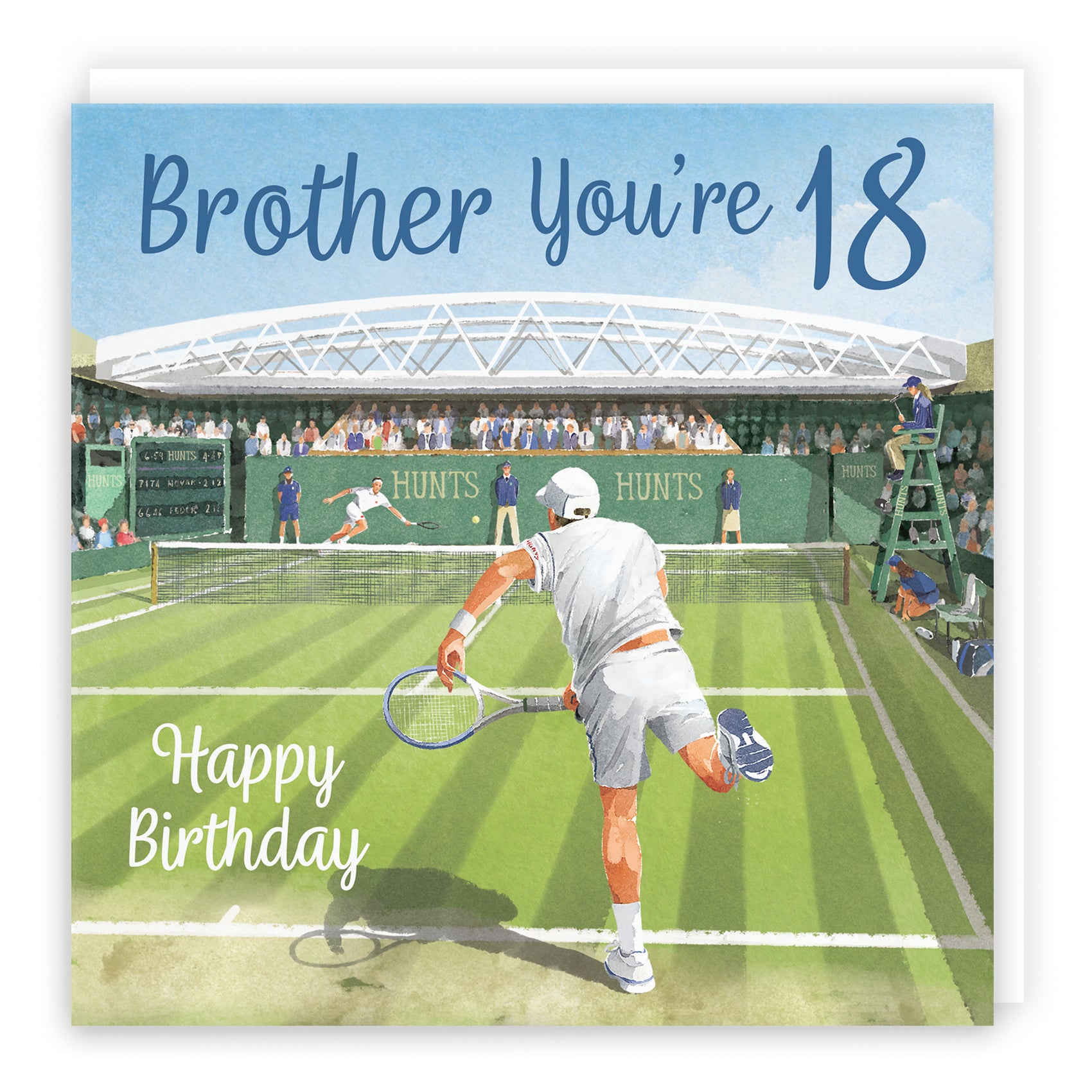 Male Tennis Birthday Card Milo's Gallery