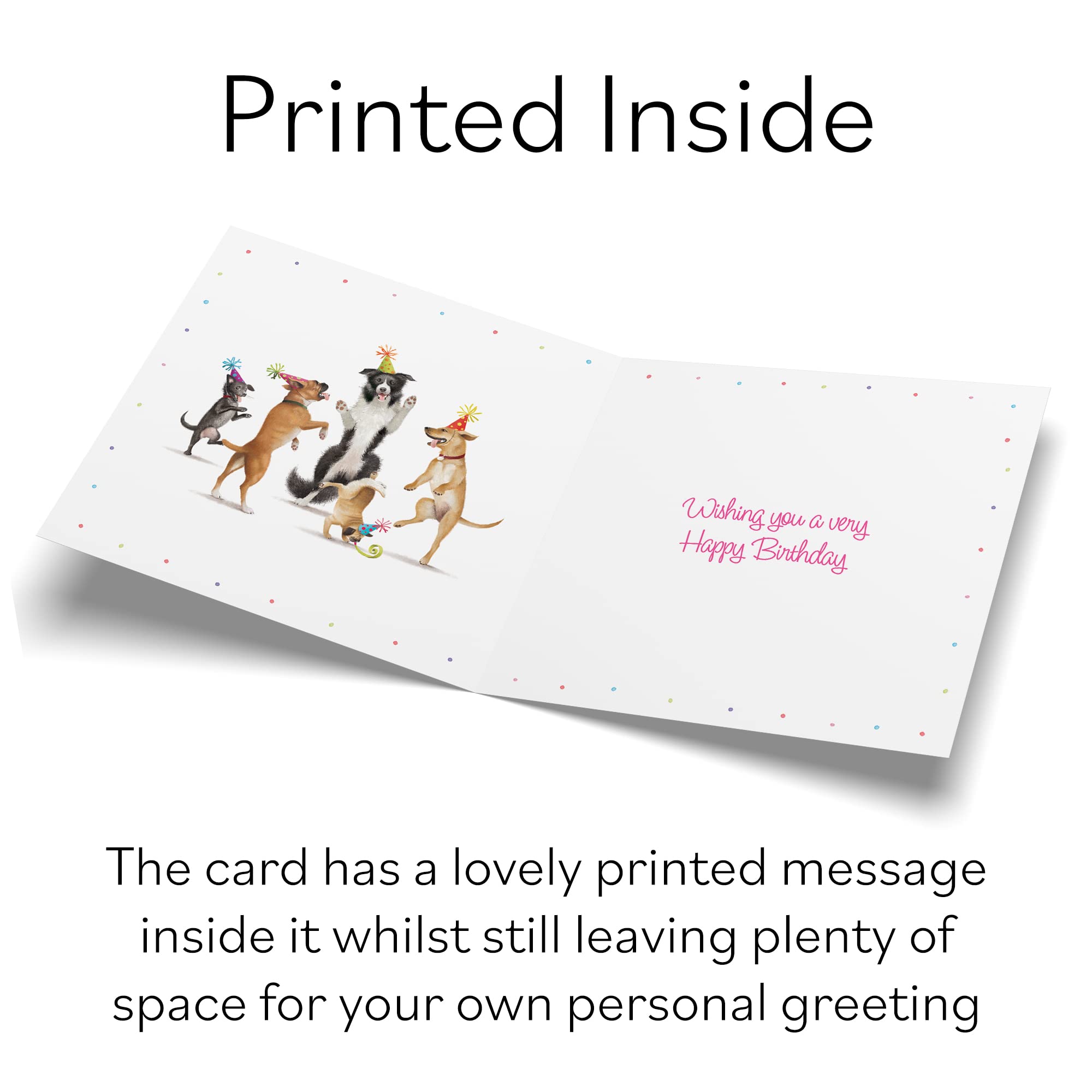Dancing Dogs Birthday Card Milo's Gallery