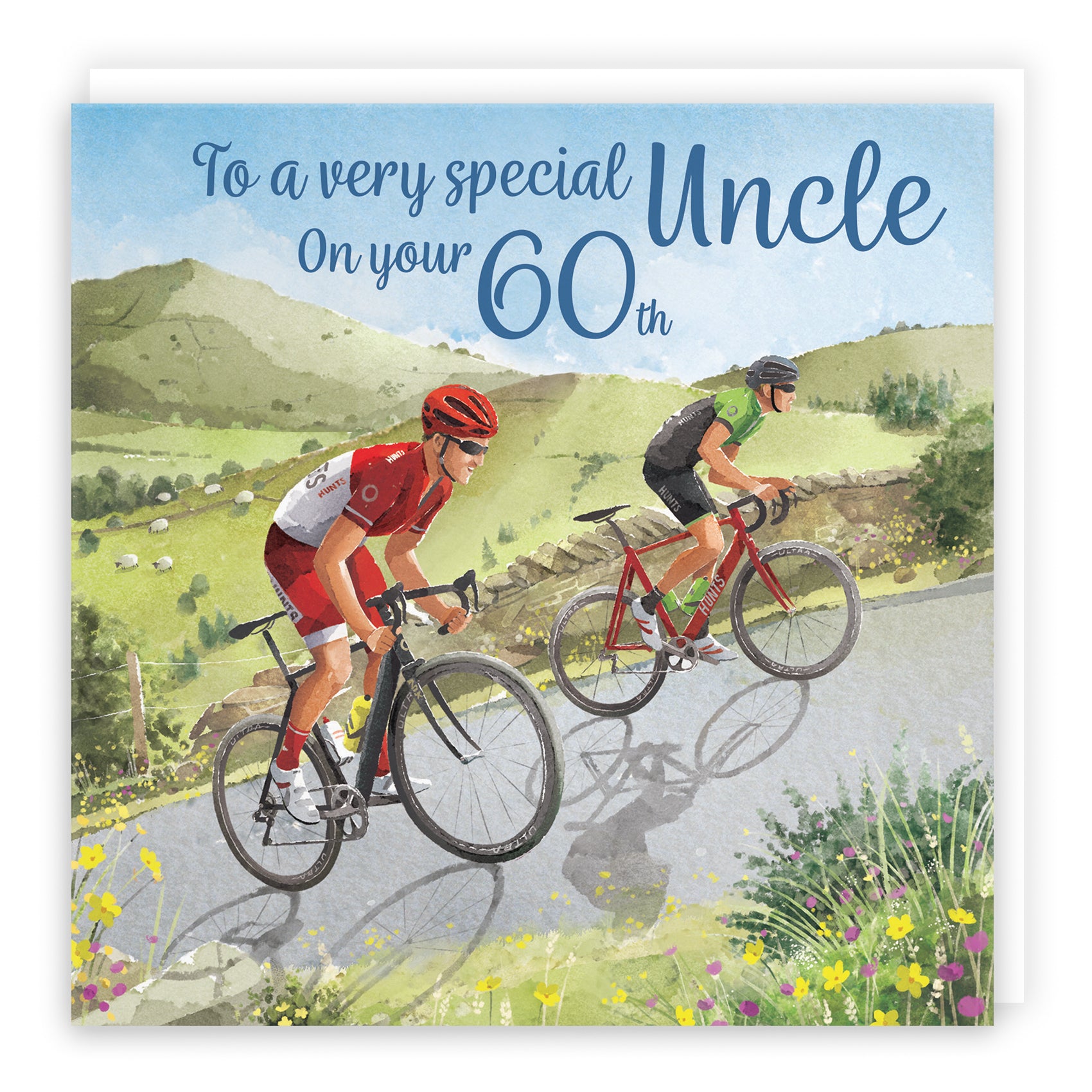Male Road Cycling Birthday Card Milo's Gallery