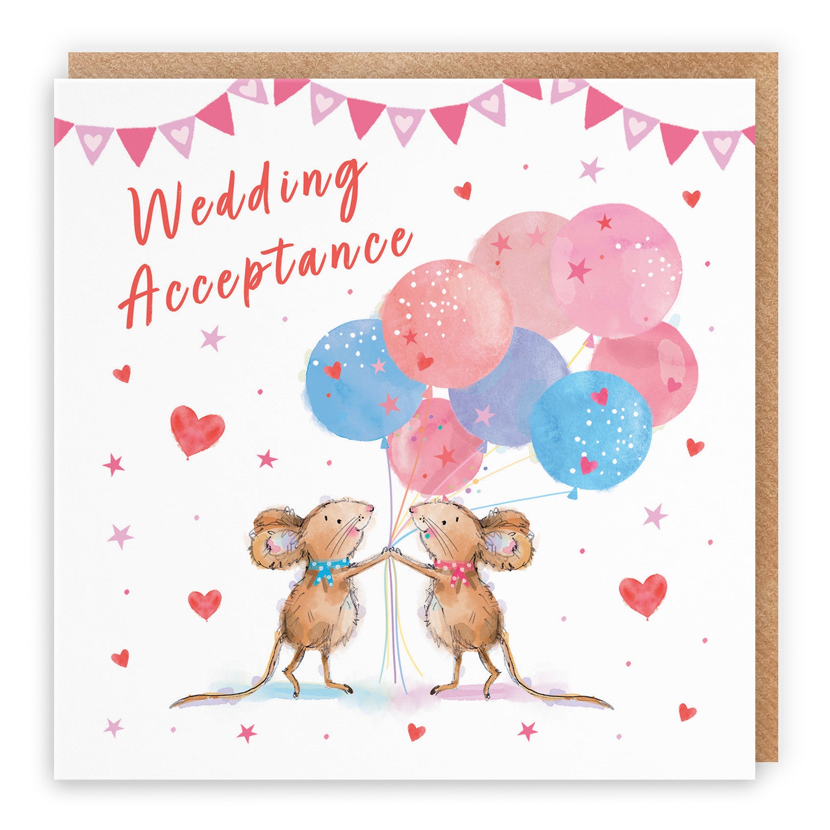 Happily Ever After Acceptance Card Little Whiskers