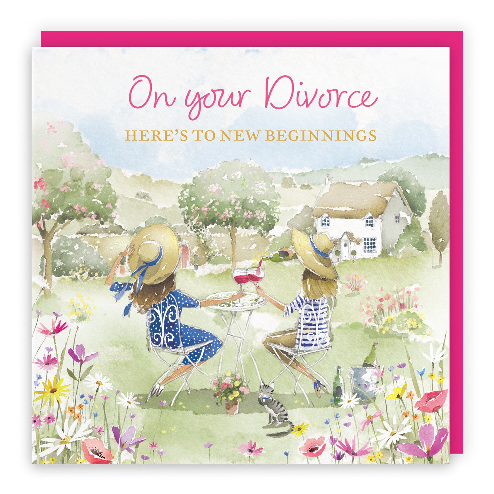 Female Countryside Garden Divorce Card Milo's Gallery