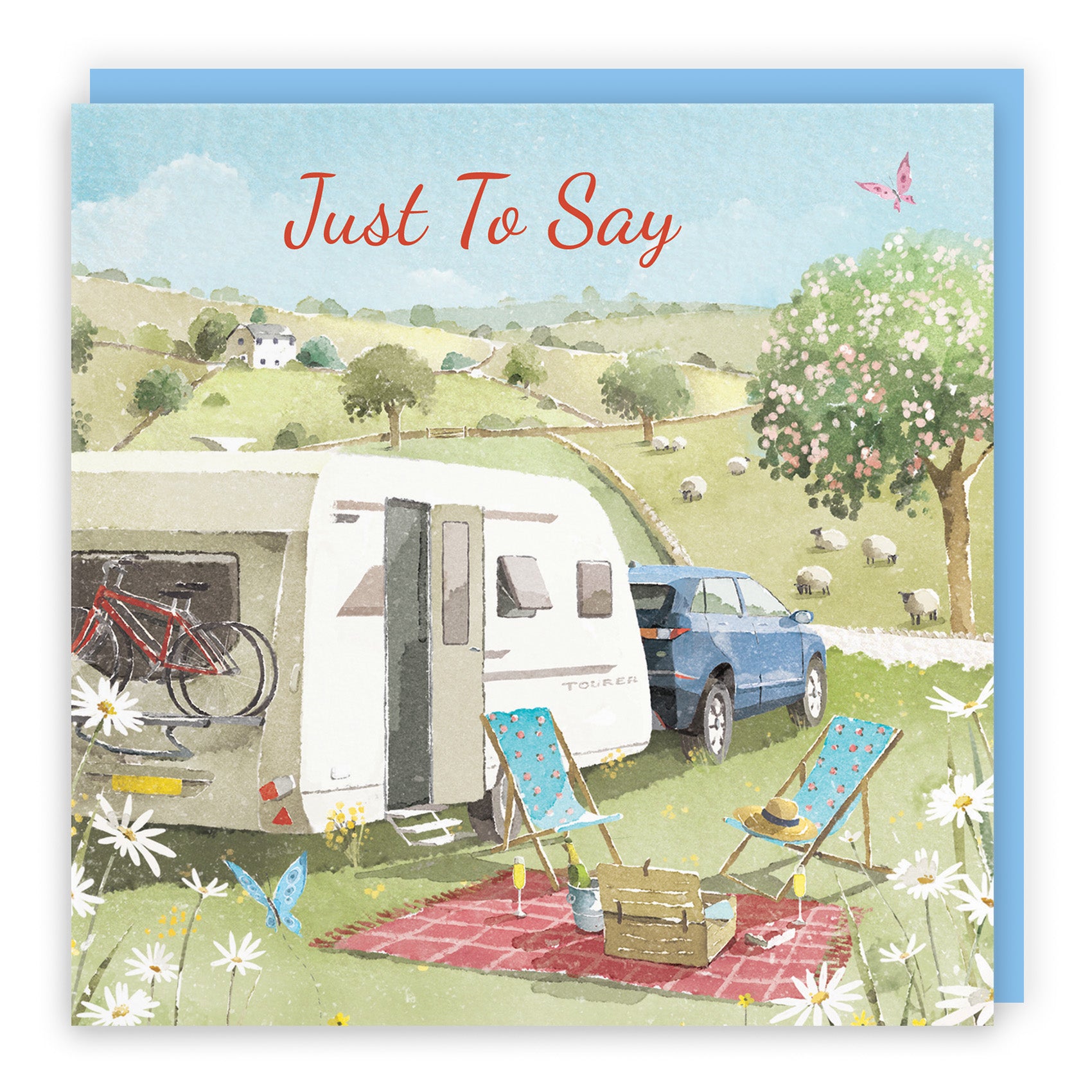 Caravan Holiday Just To Say Card Milo's Gallery