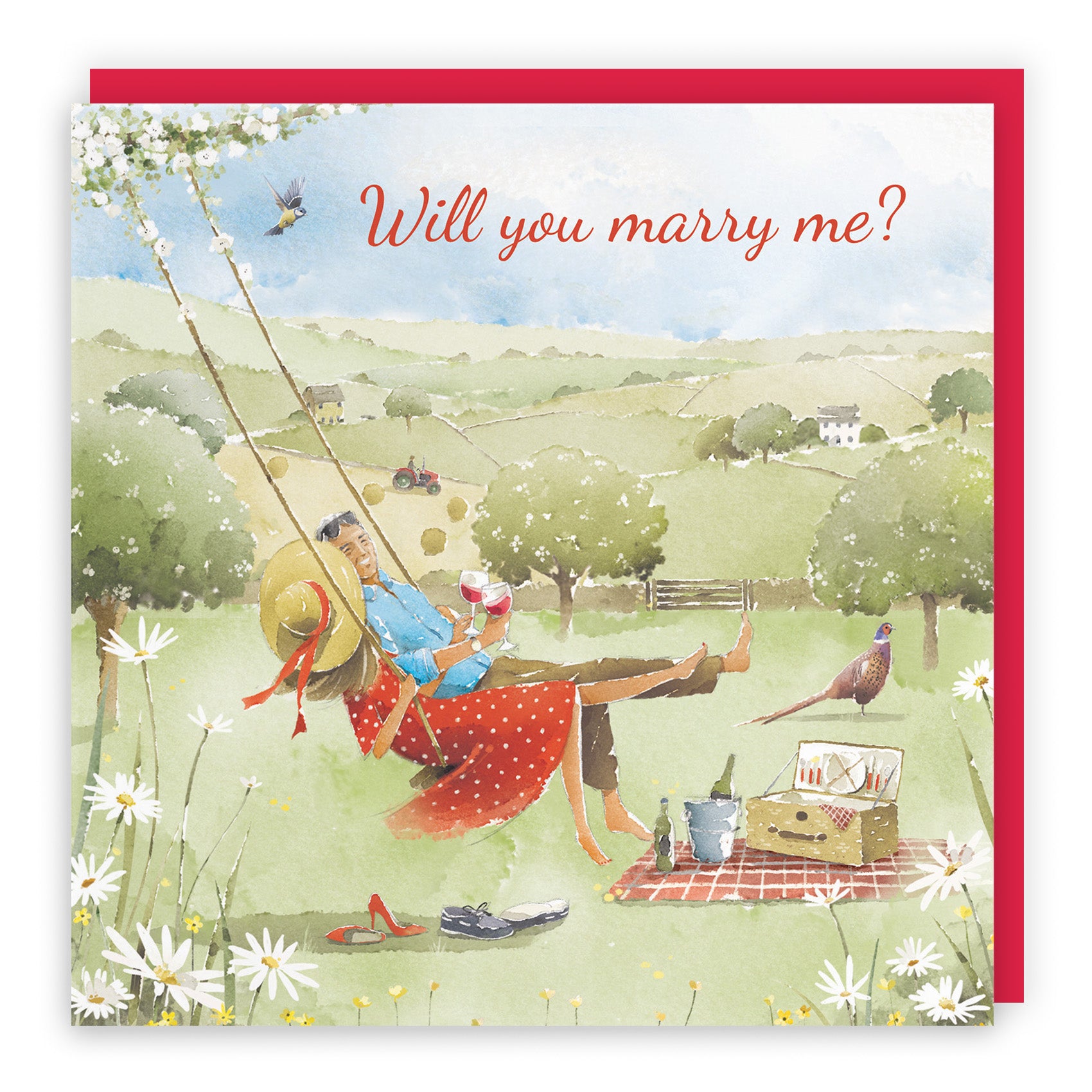 Meadow Picnic Proposal Card Milo's Gallery