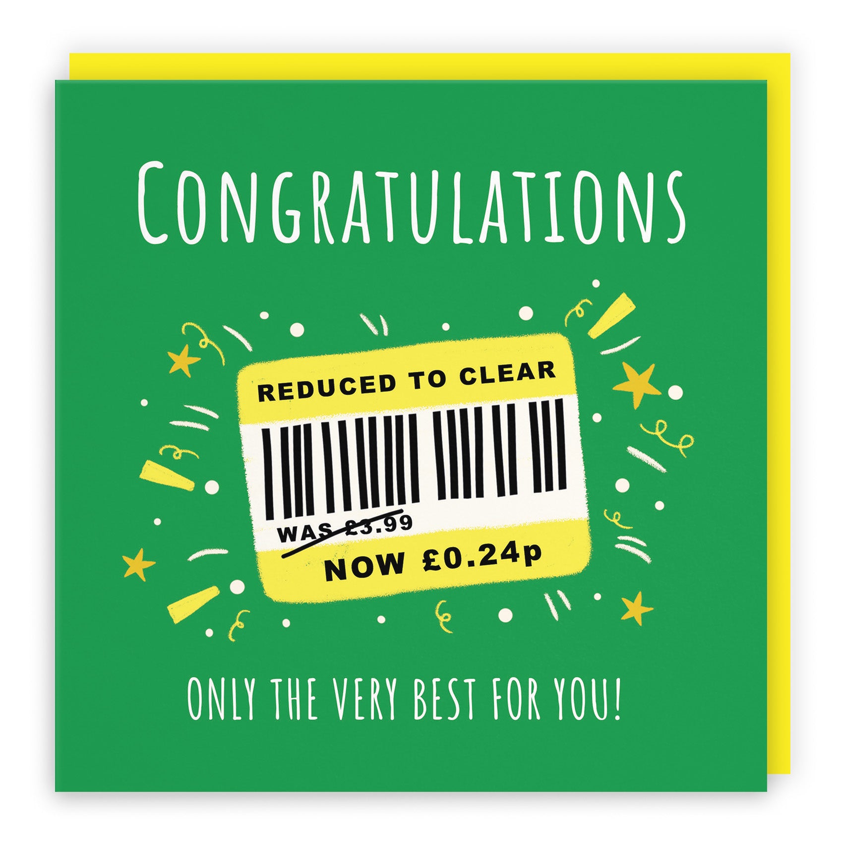 Reduced To Clear Congratulations Card Moments