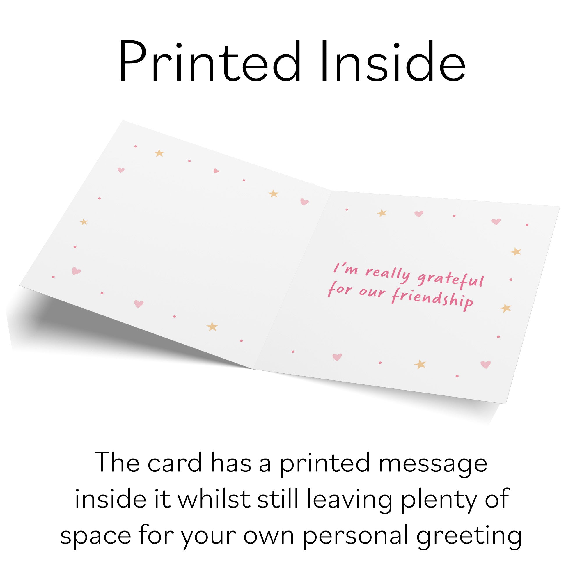Female Shopping Friendship Card Silly Squiggles
