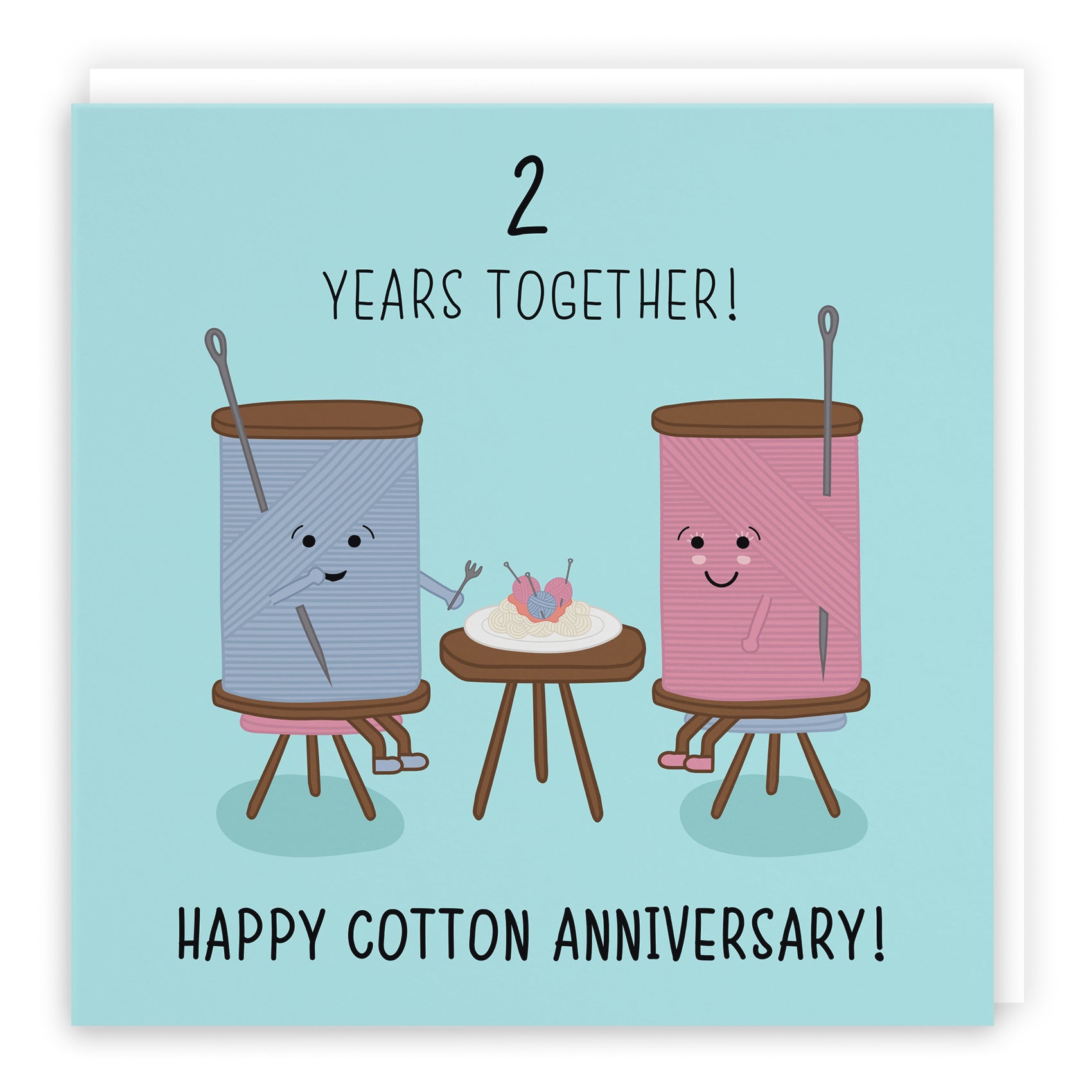 Cute Anniversary Card Iconic