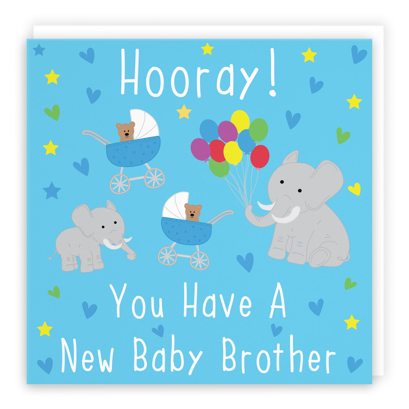 New Baby Sibling Card Iconic