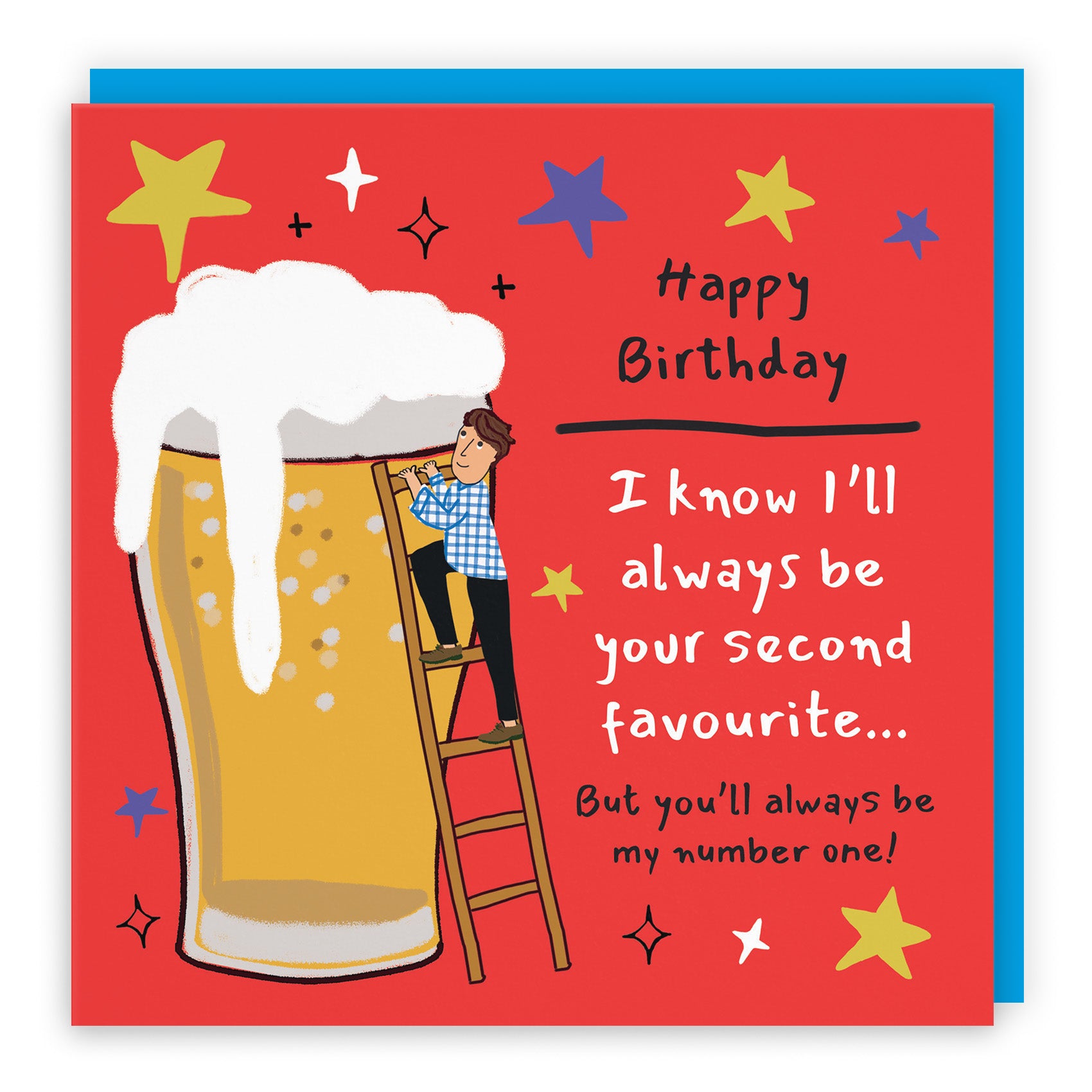 Male Big Beer Birthday Card Laugh Out Loud