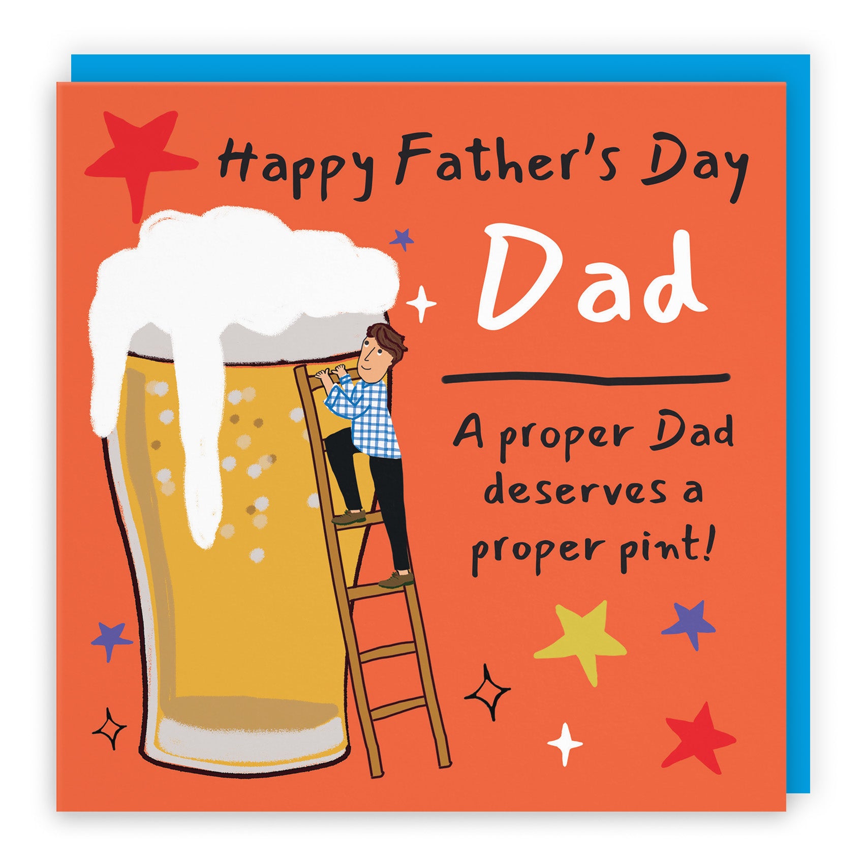 Big Beer Father's Day Card Laugh Out Loud