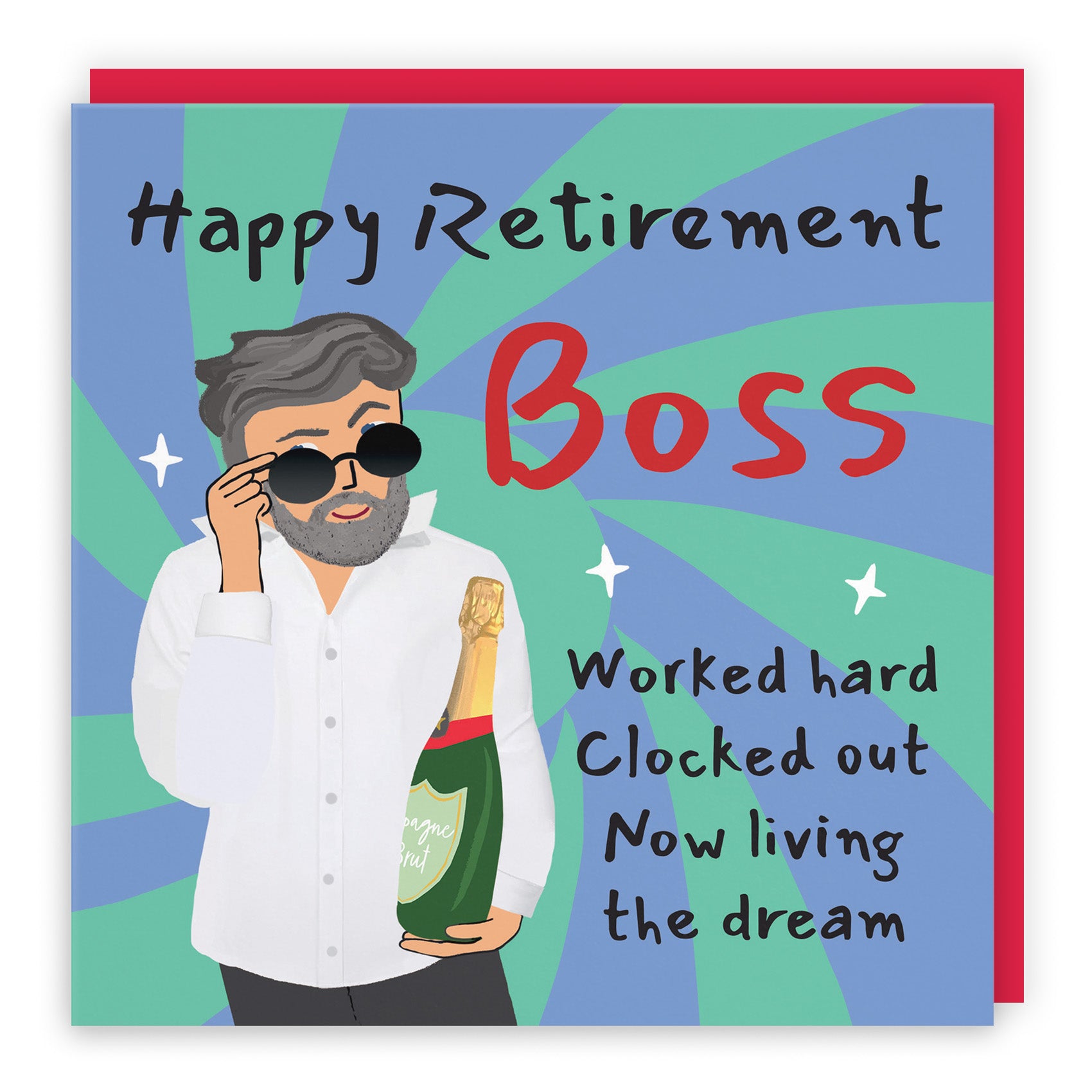 Male Cool Dude Retirement Card Laugh Out Loud