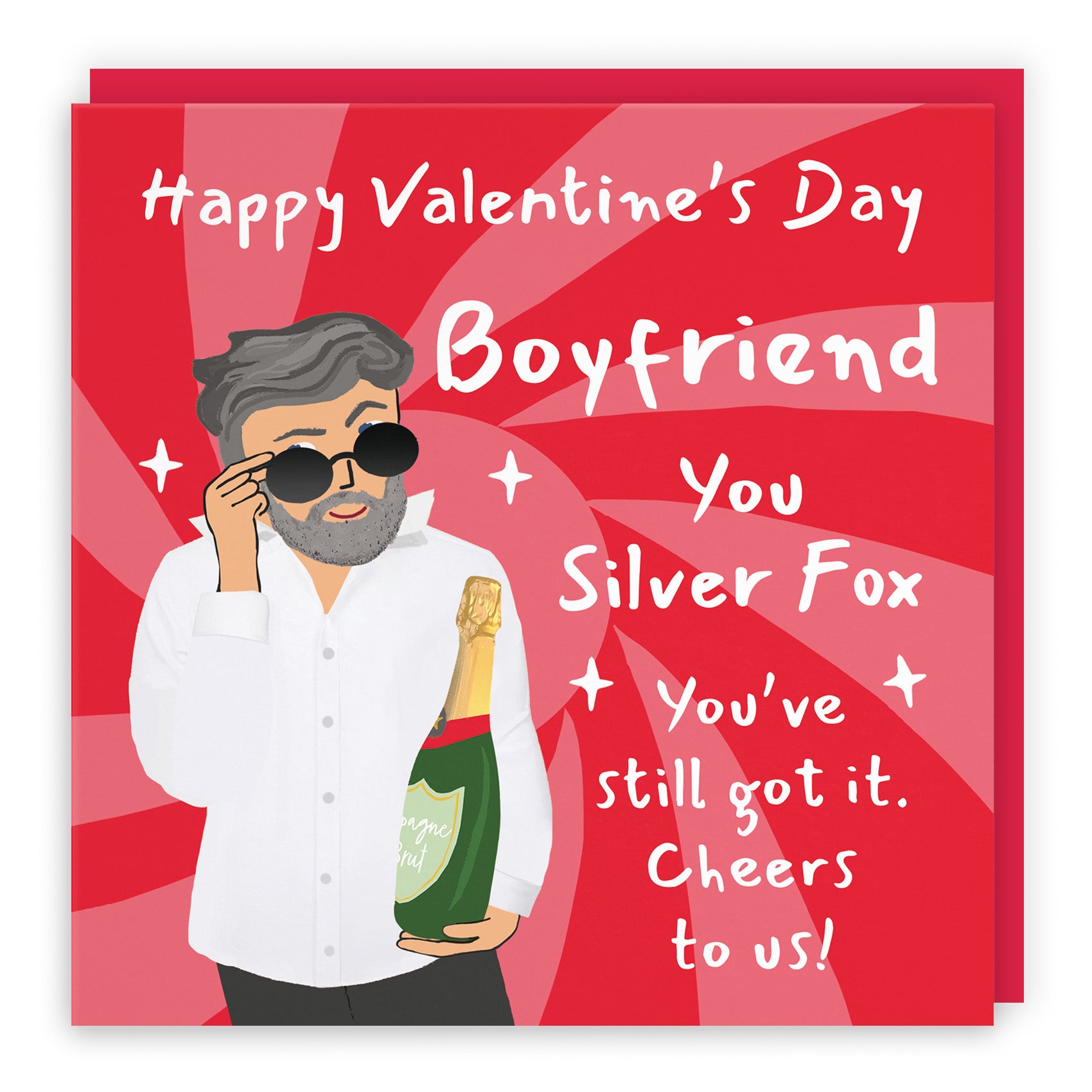 Male Cool Dude Valentine’s Day Card Laugh Out Loud