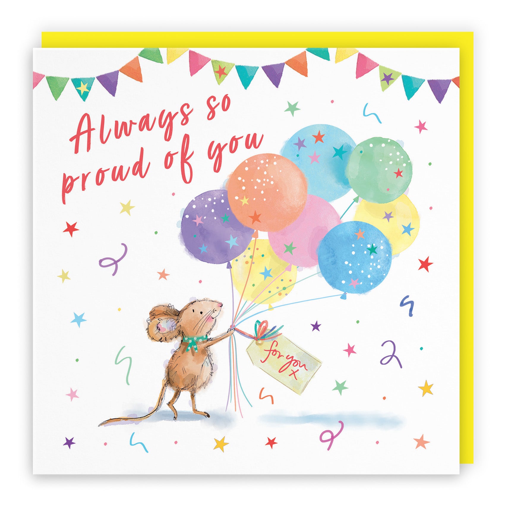 Colourful Balloons Congratulations Card Little Whiskers