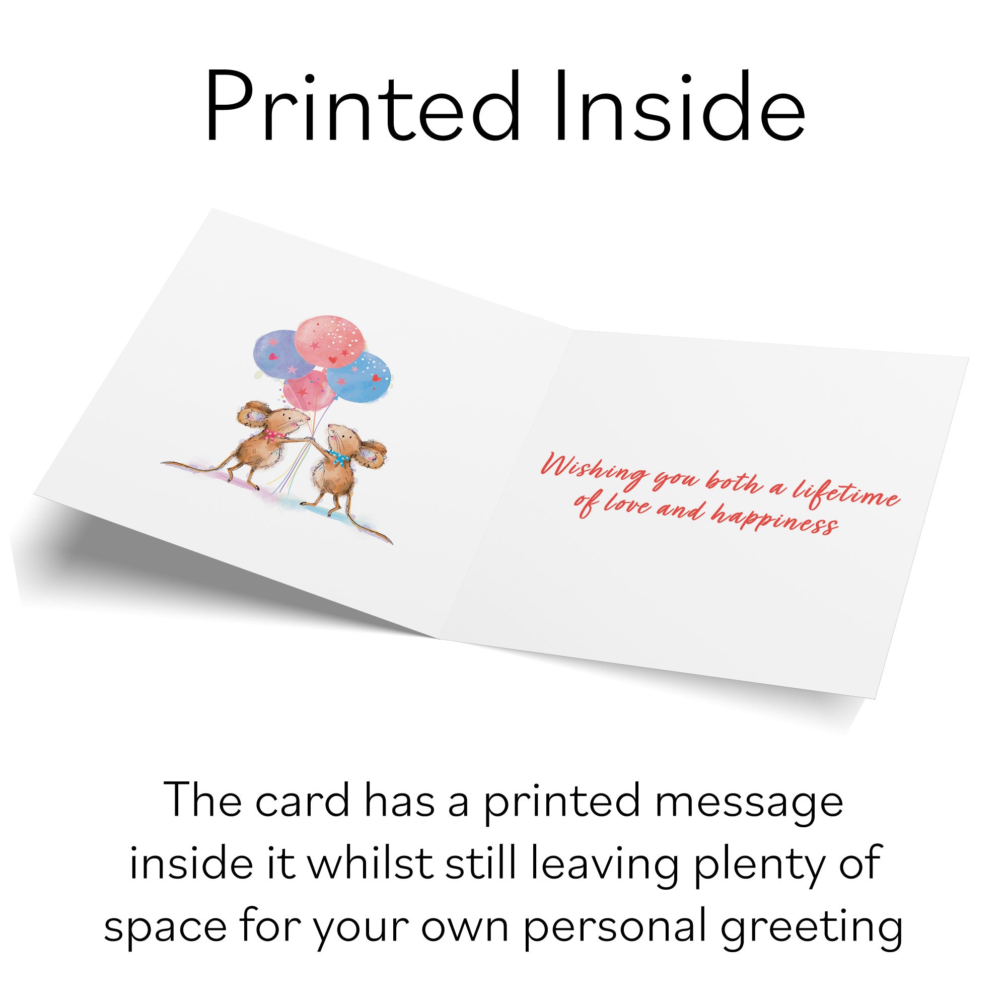 Happily Ever After Engagement Card Little Whiskers