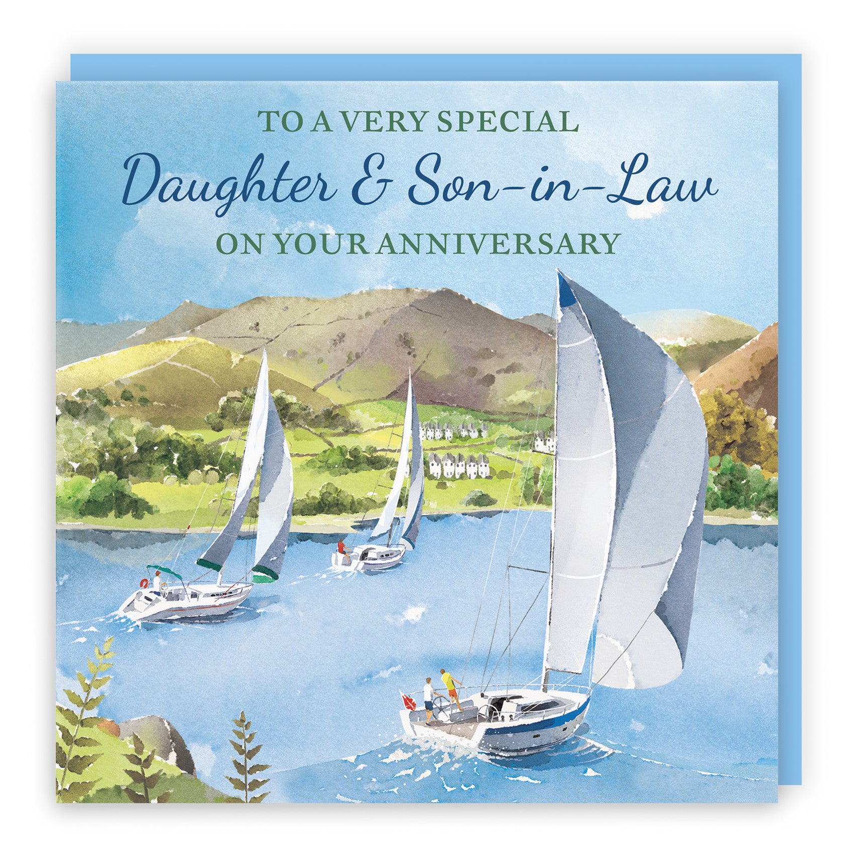 Sailing Boats Anniversary Card Milo's Gallery