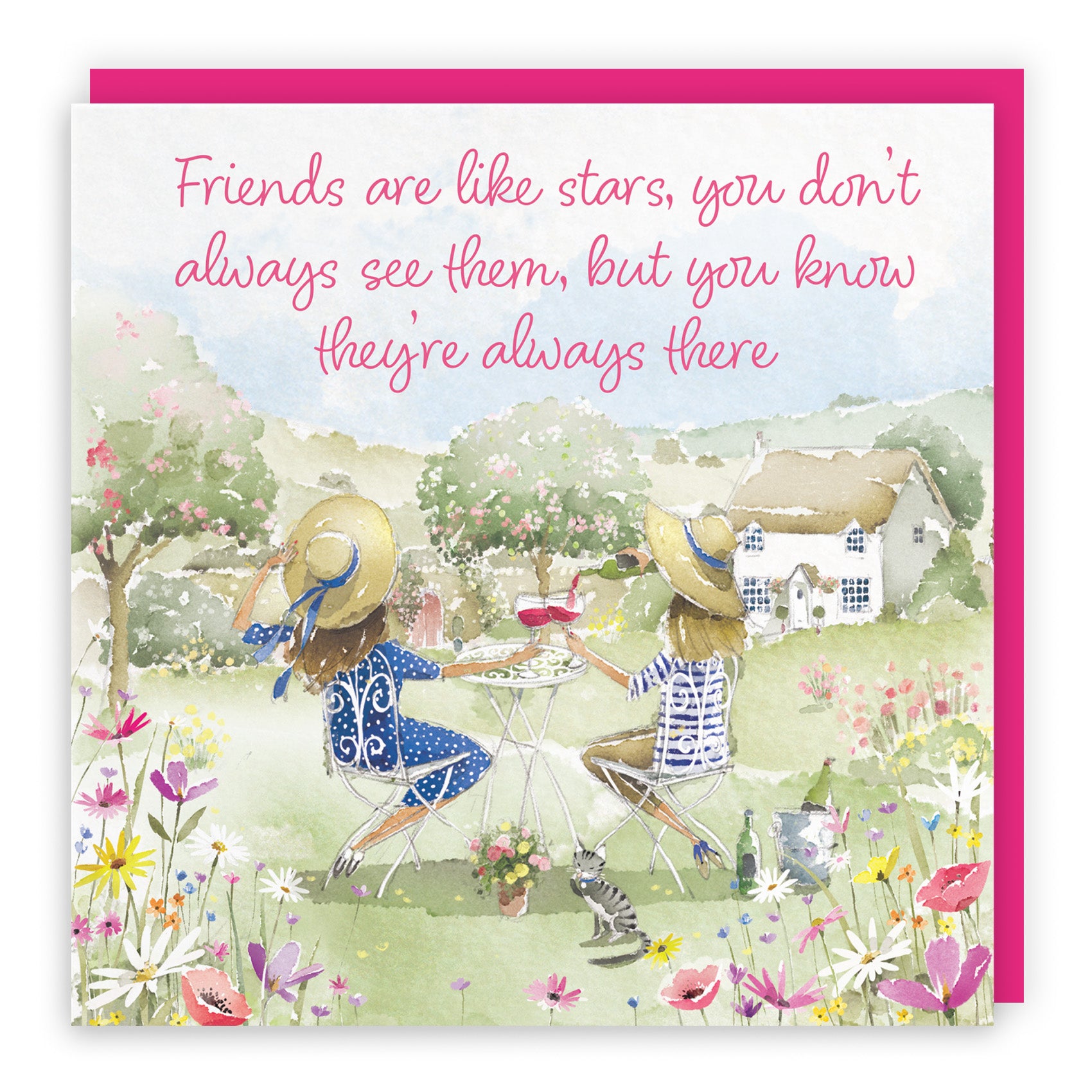 Female Countryside Garden Friendship Card Milo's Gallery