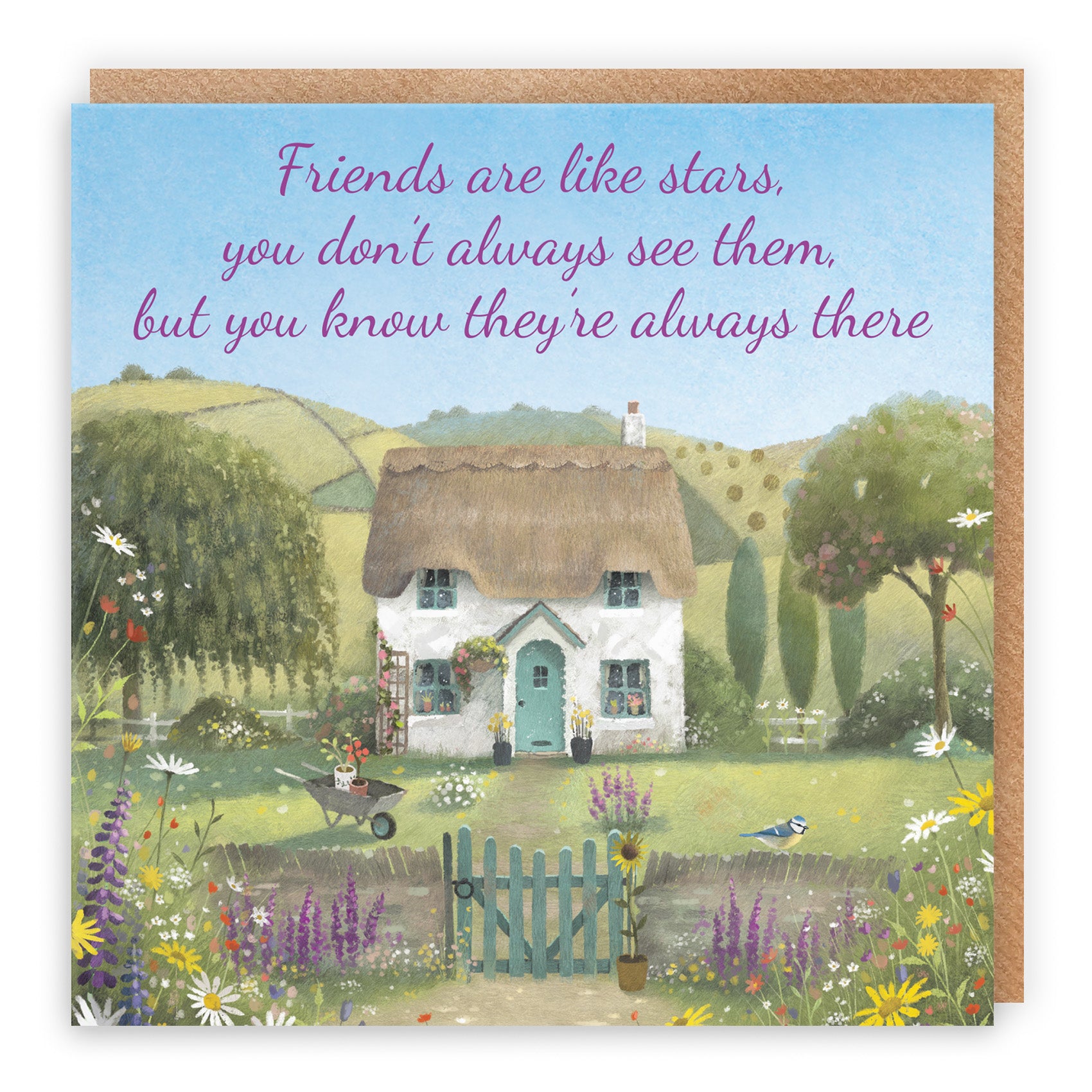 Thatched Cottage Friendship Card Milo's Gallery