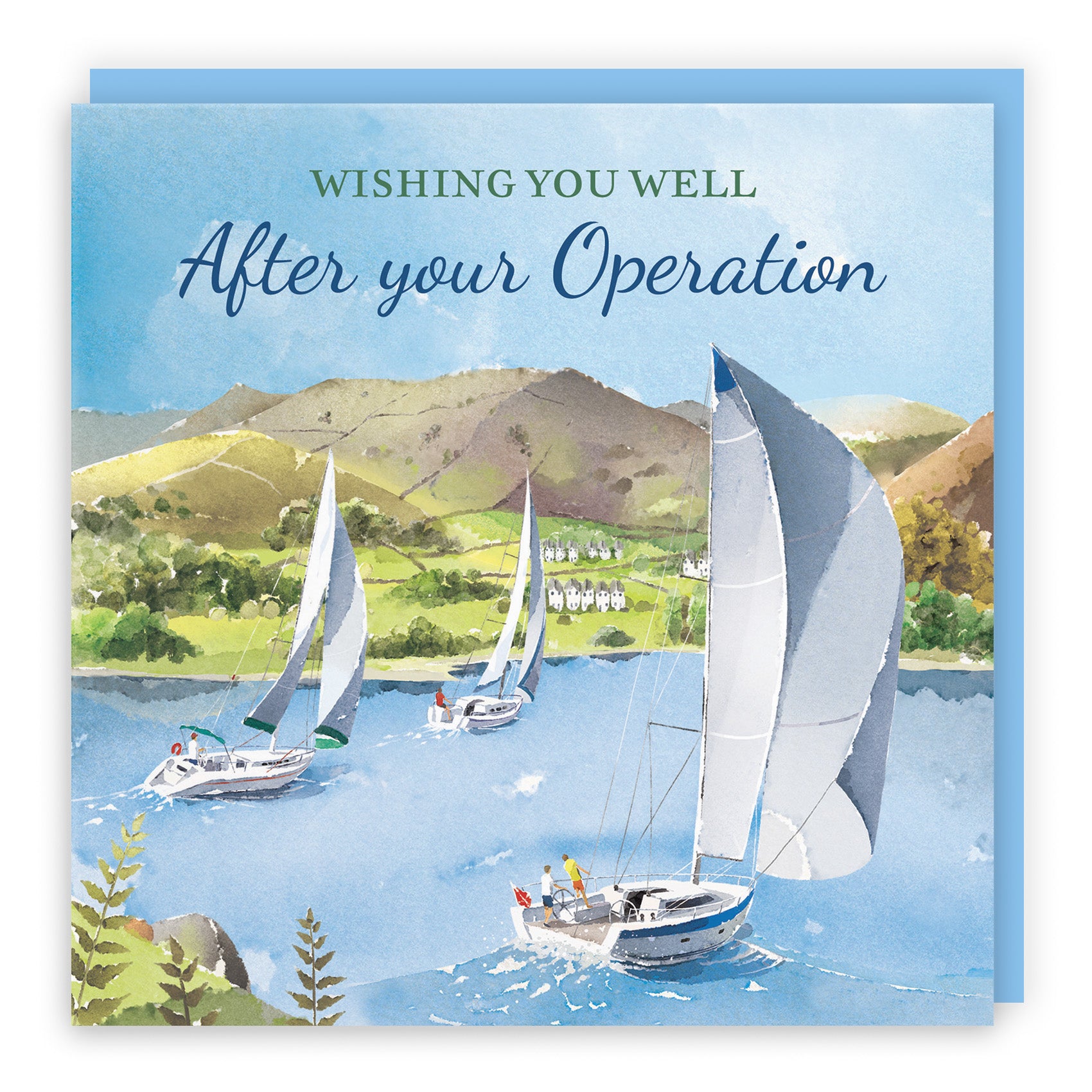 Sailing Boats Get Well Card Milo's Gallery