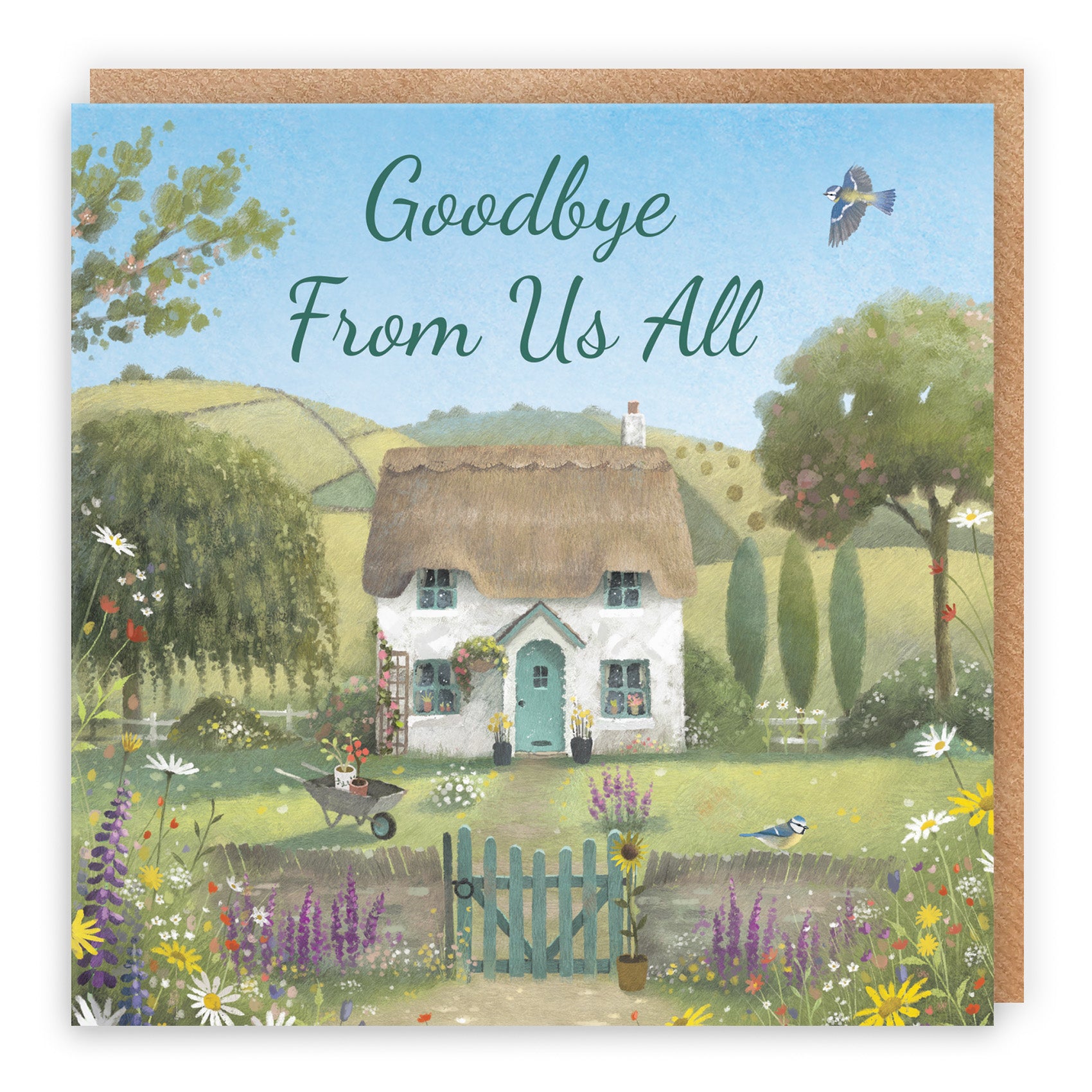 Thatched Cottage Leaving Card Milo's Gallery