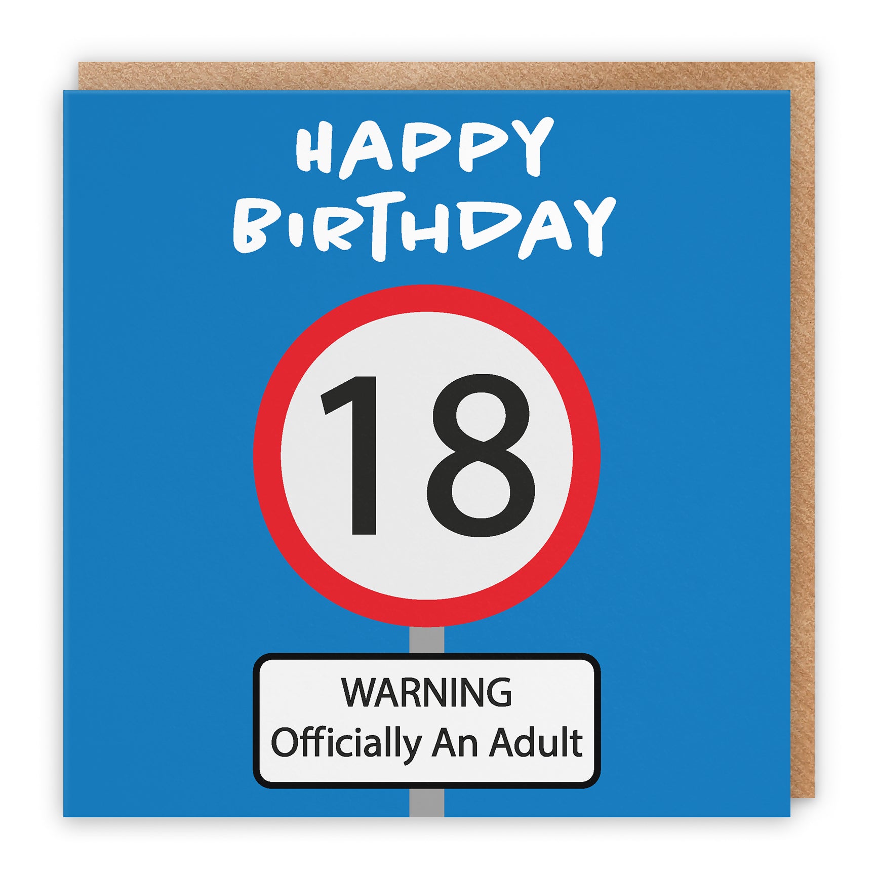 Birthday Card Road Sign