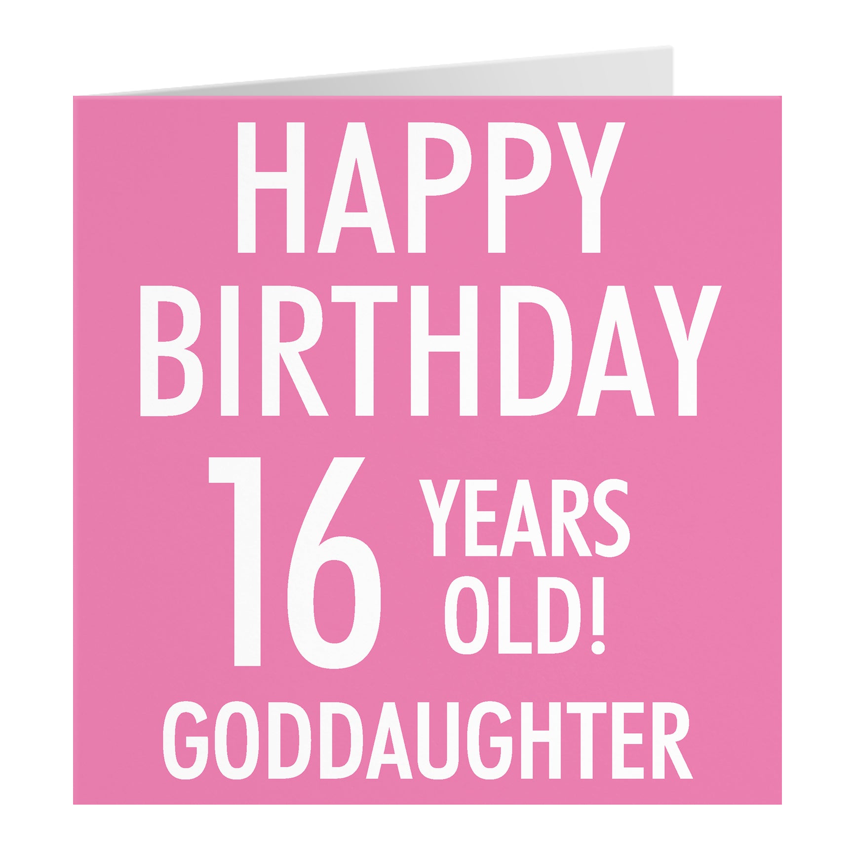Pink Birthday Card Urban Colour