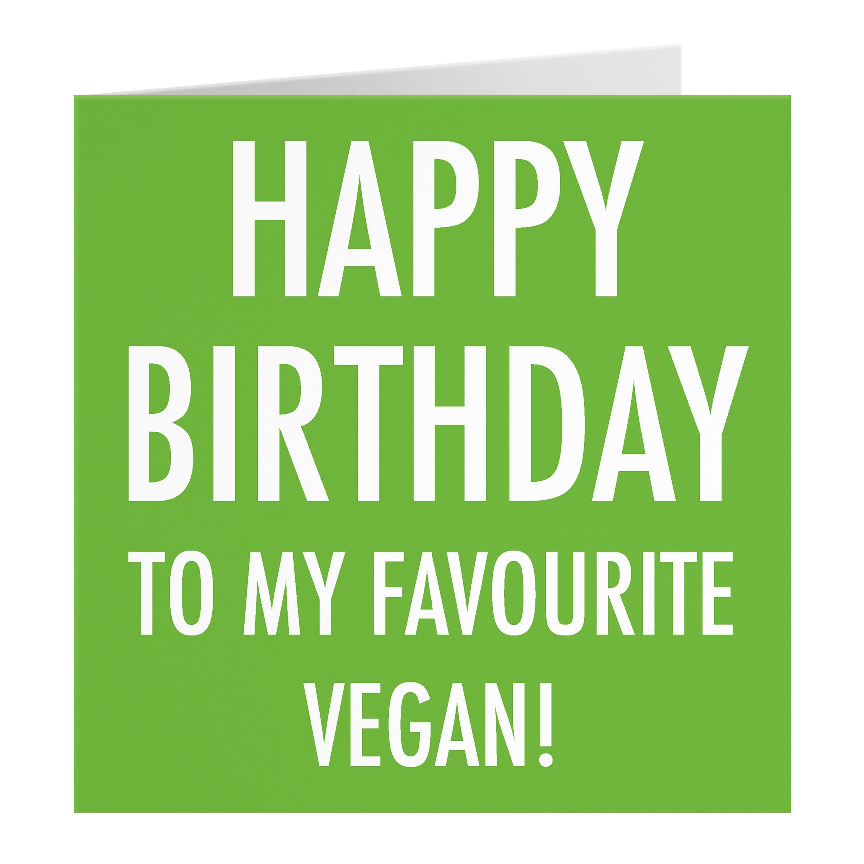 Favourite Veggie Birthday Card Urban Colour