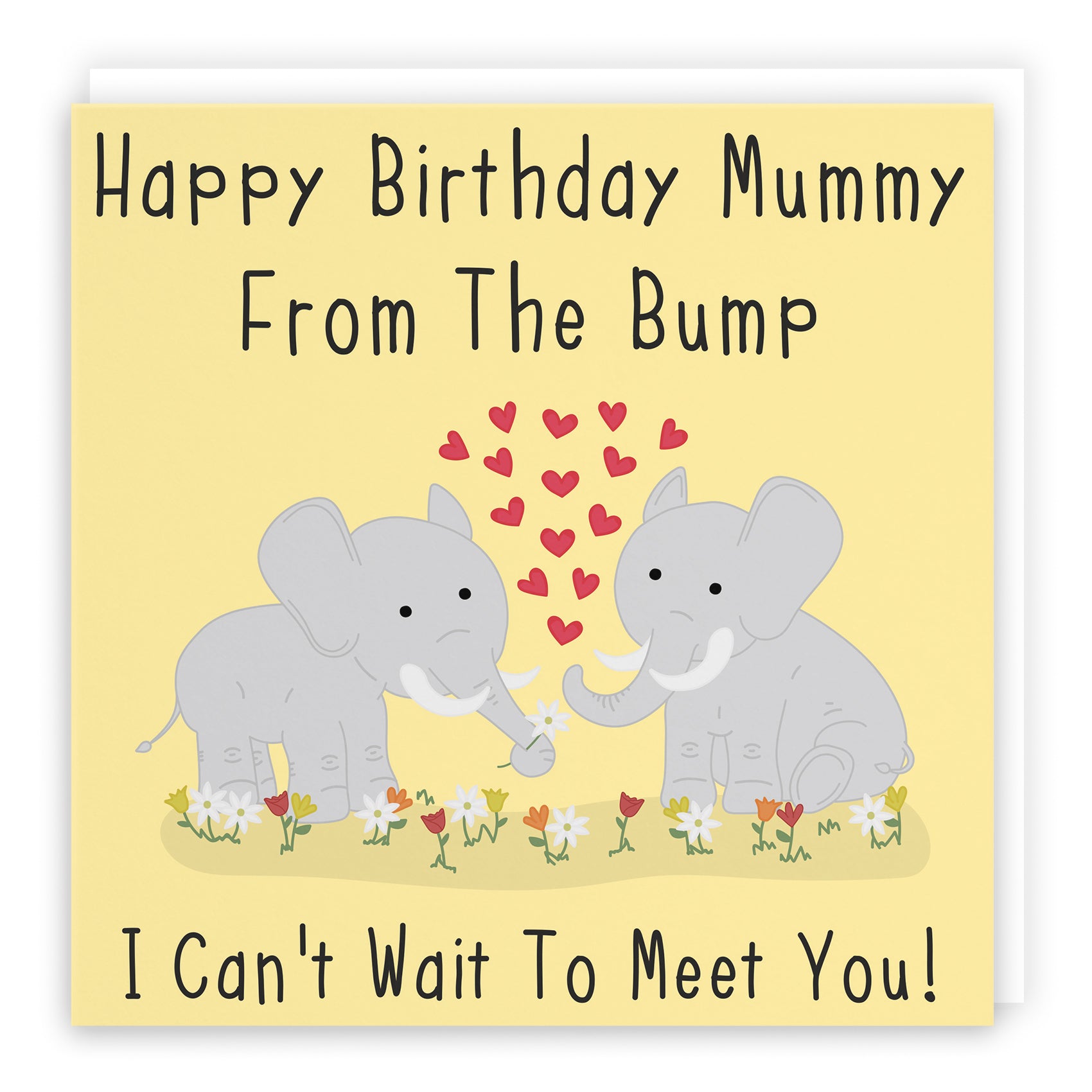 From The Bump Birthday Card Urban Colour