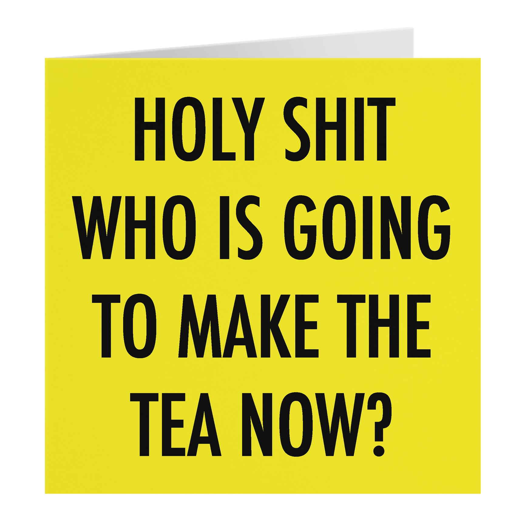 Funny Leaving Card Holy Shit Urban Colour