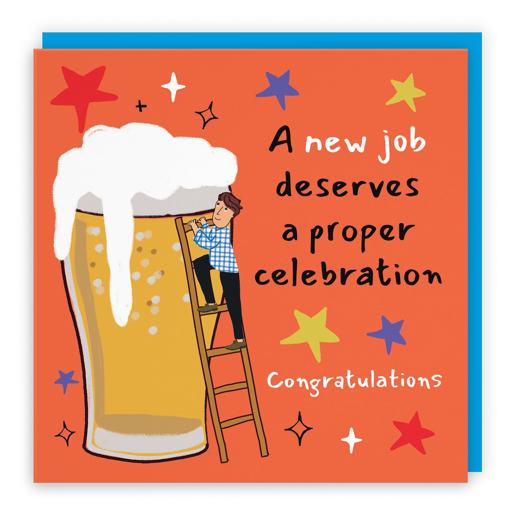 Male Big Beer Congratulations Card Laugh Out Loud