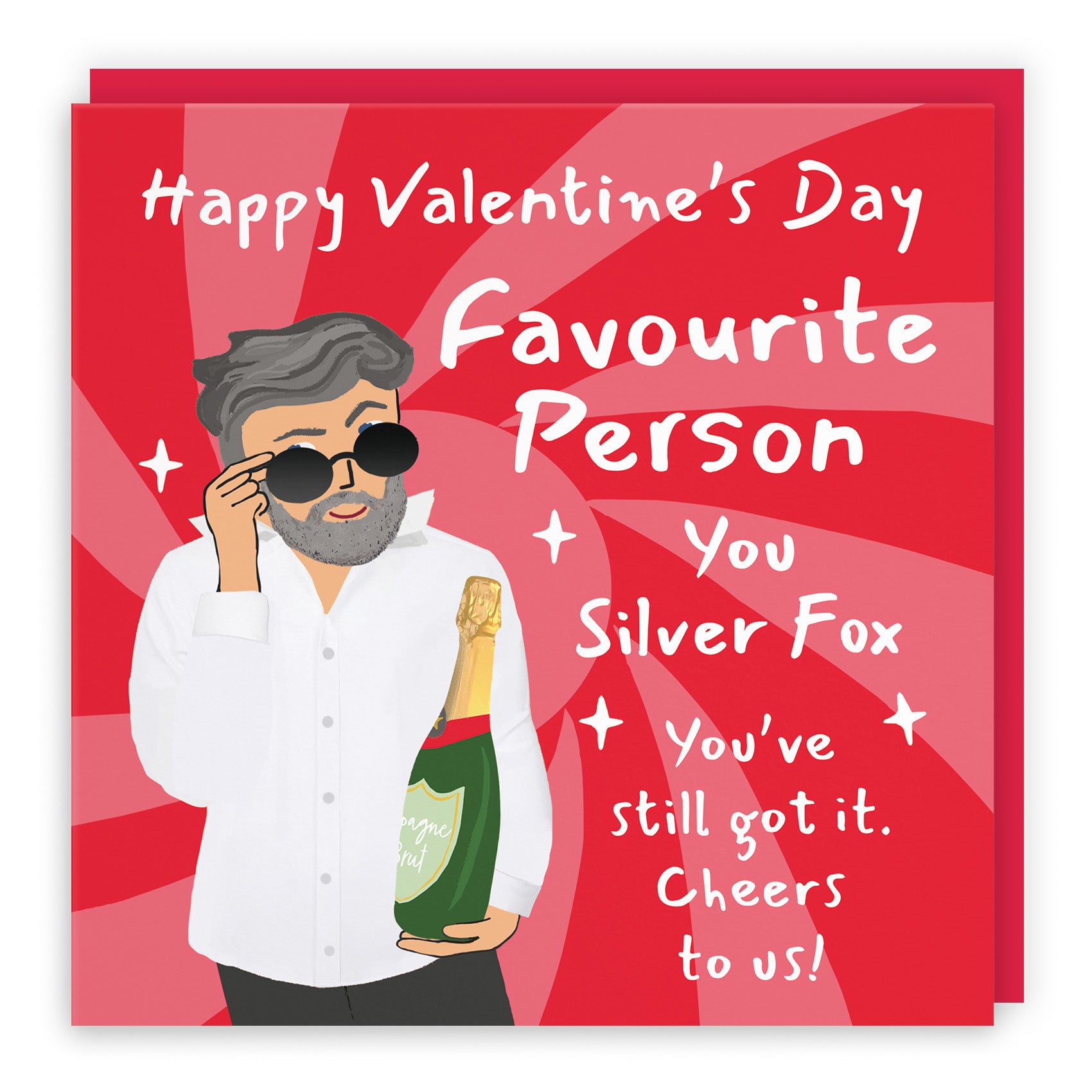 Male Cool Dude Valentine’s Day Card Laugh Out Loud