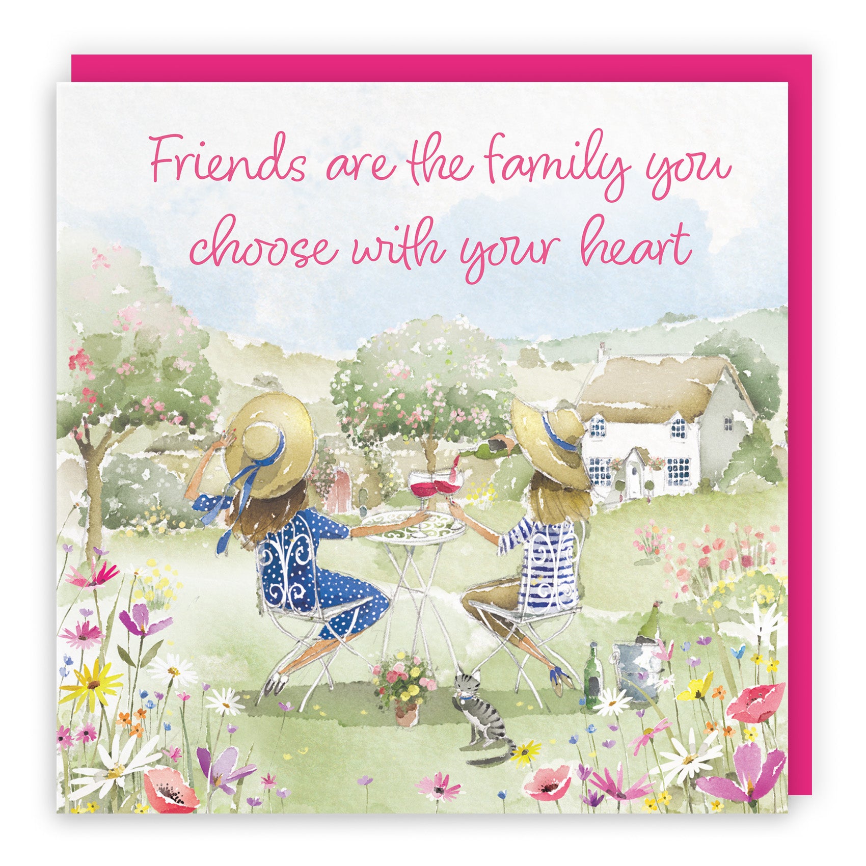 Female Countryside Garden Friendship Card Milo's Gallery