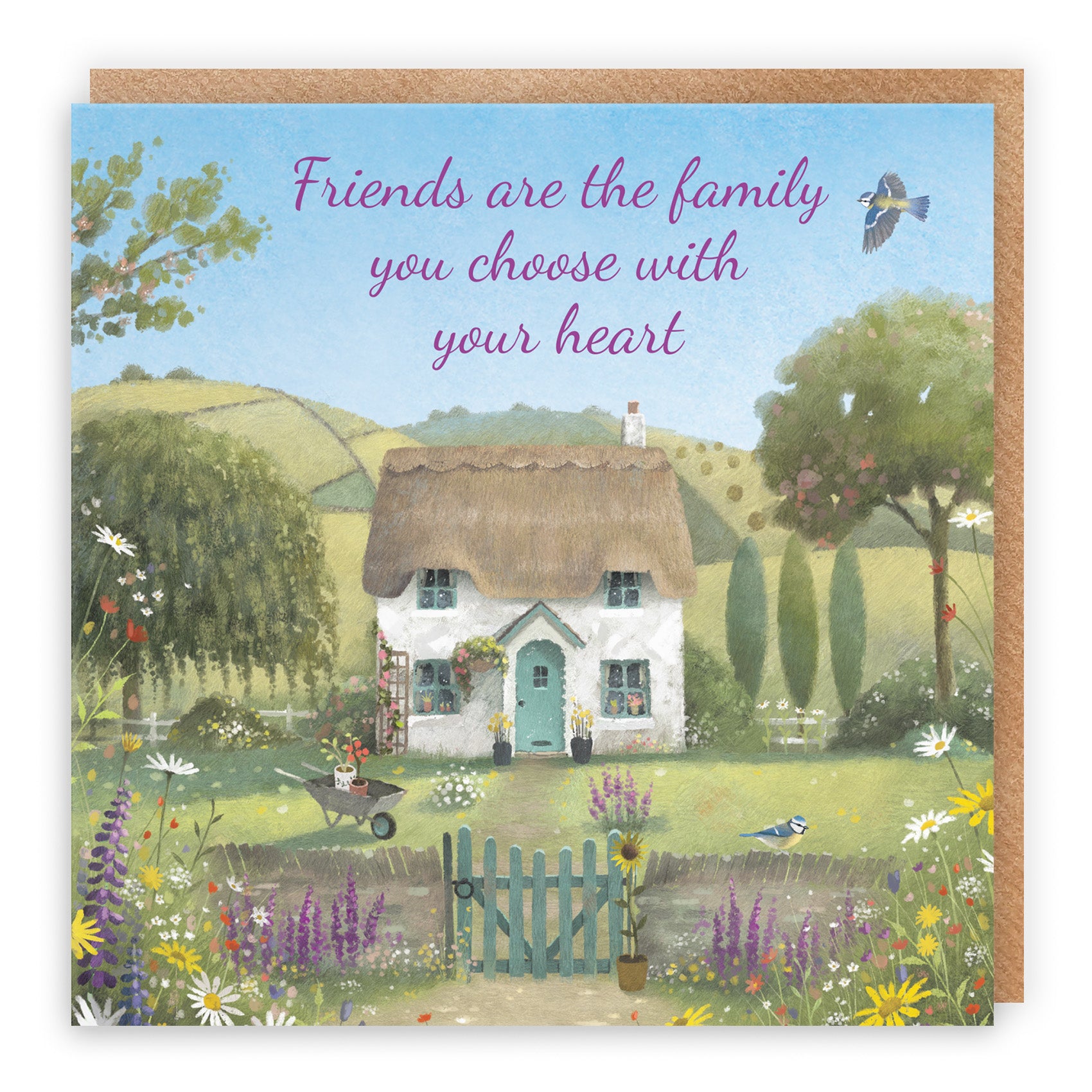 Thatched Cottage Friendship Card Milo's Gallery