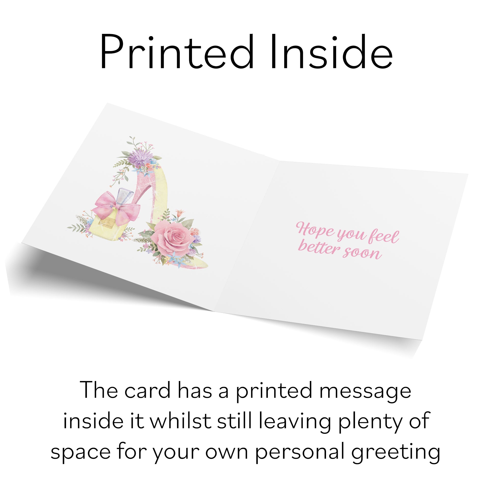 High Heel And Perfume Get Well Card Milo's Gallery