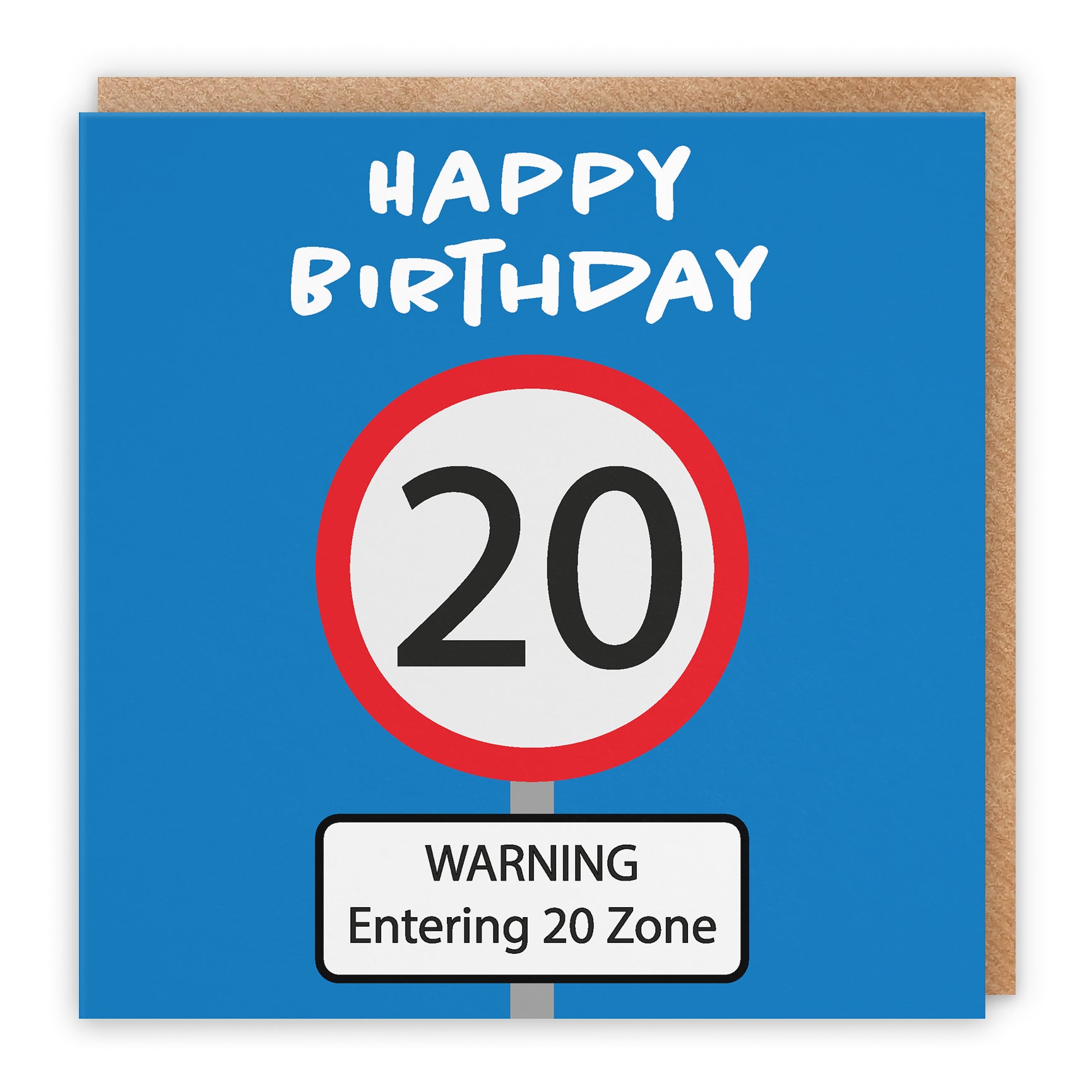 Birthday Card Road Sign