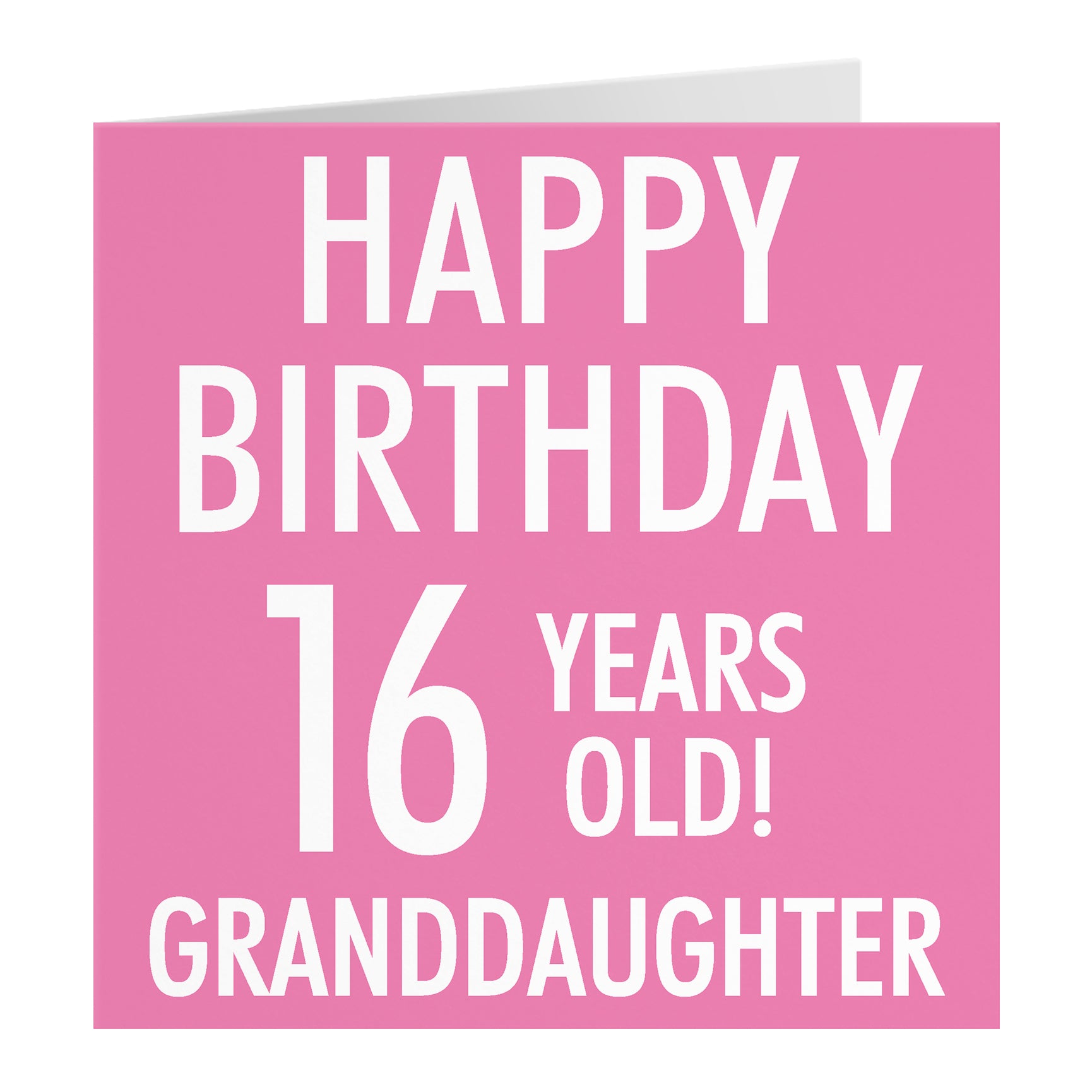 Pink Birthday Card Urban Colour